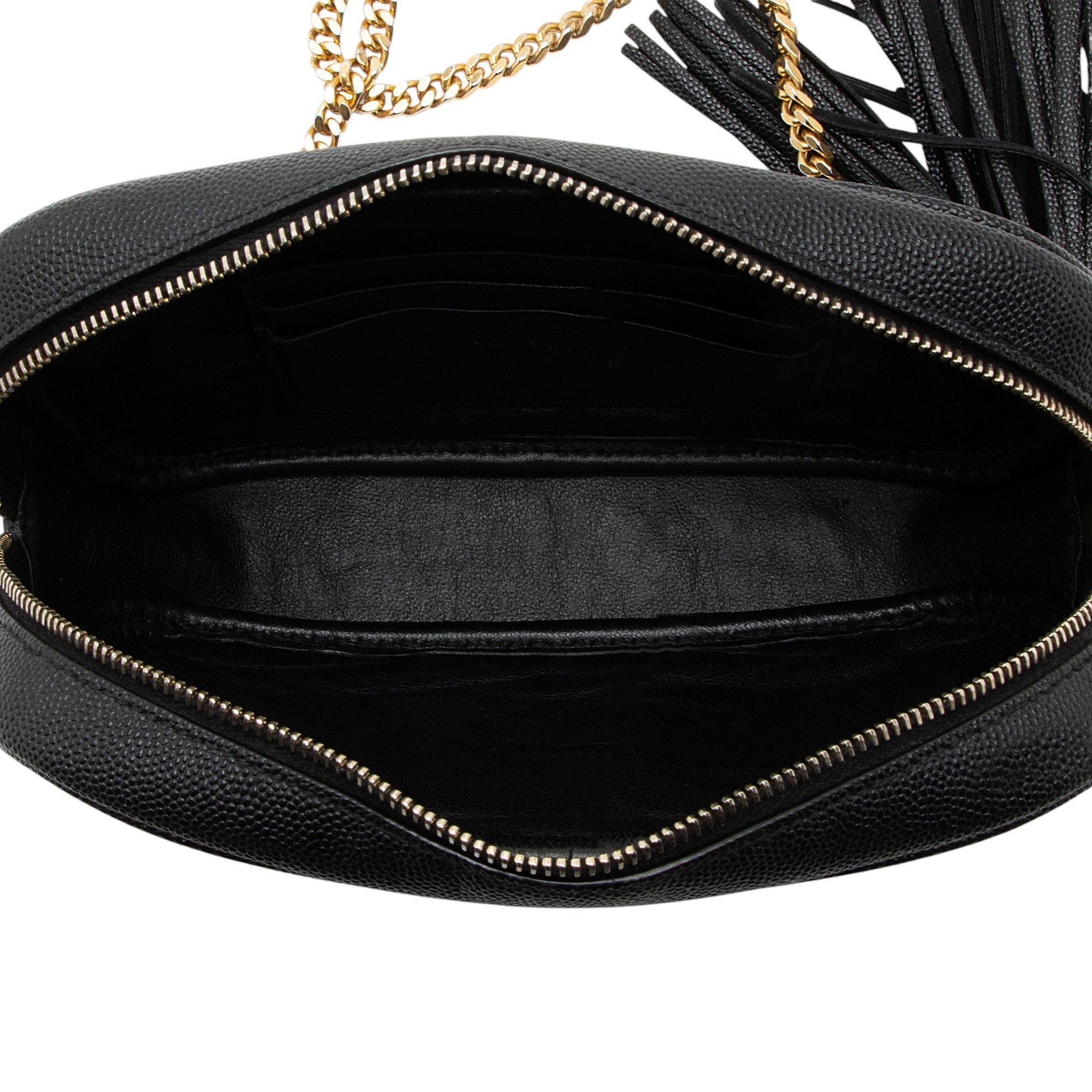 Saint Laurent Matelasse Grain de Poudre Monogram Lou Mini Camera Bag