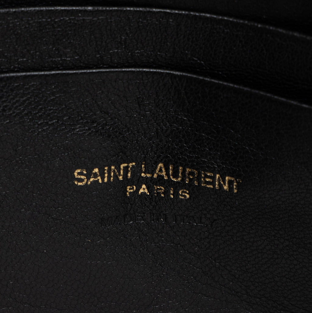 Saint Laurent Matelasse Grain de Poudre Monogram Lou Mini Camera Bag