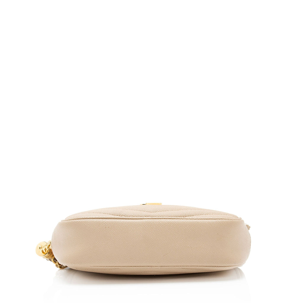 Saint Laurent Matelasse Grain de Poudre Monogram Lou Mini Camera Bag