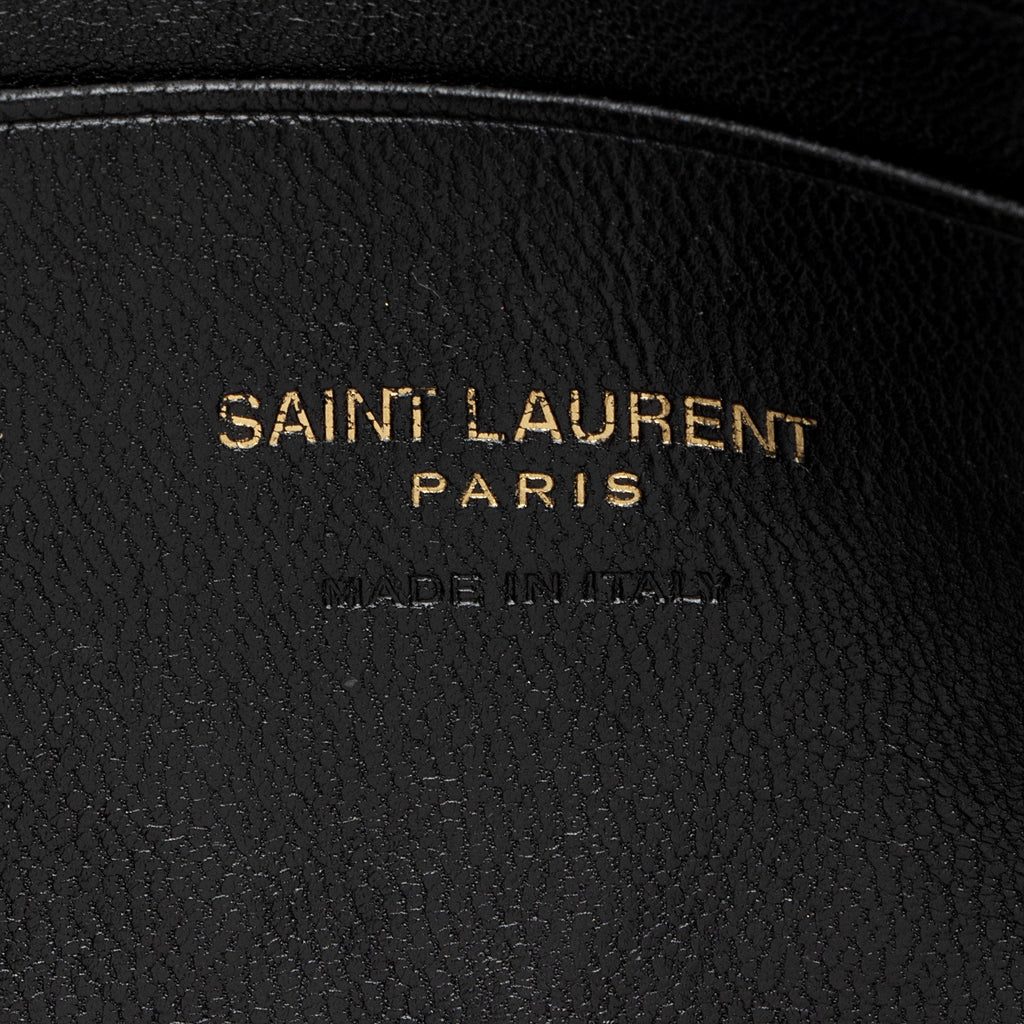 Saint Laurent Matelasse Grain de Poudre Monogram Lou Mini Camera Bag