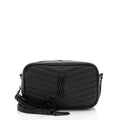 Saint Laurent Matelasse Grain de Poudre Monogram Lou Mini Camera Bag