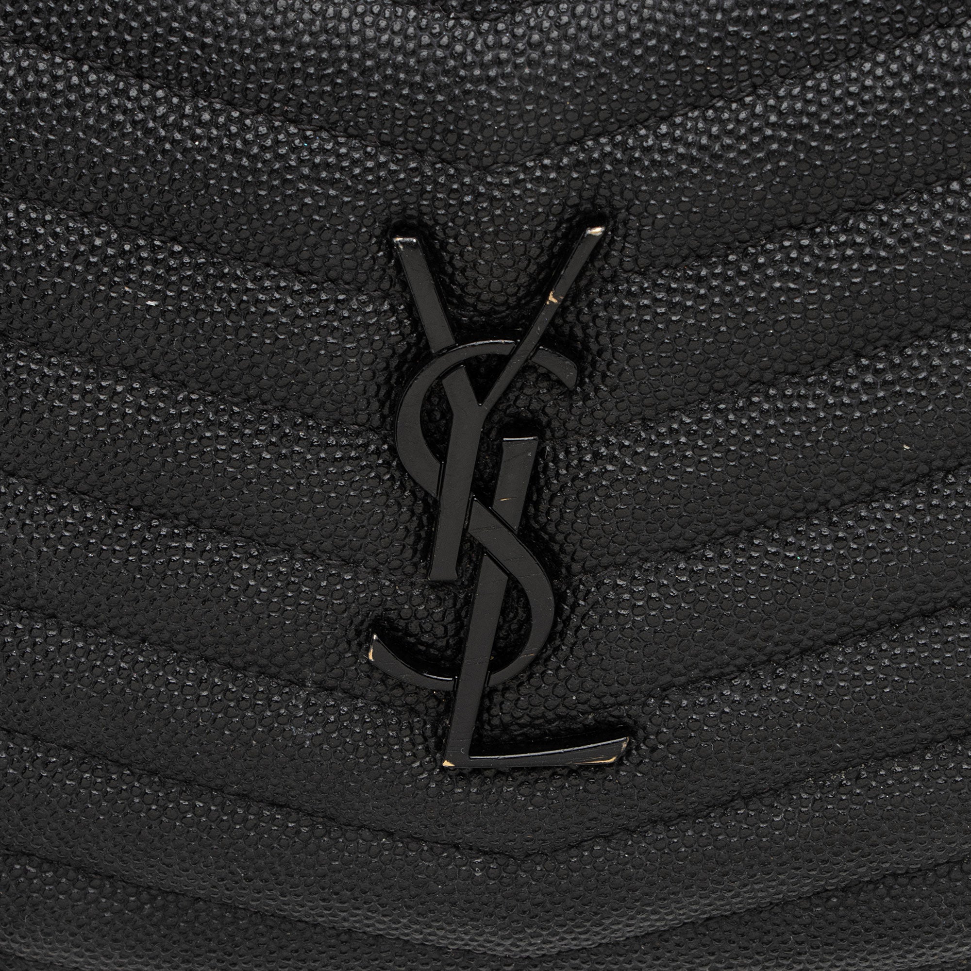 Saint Laurent Matelasse Grain de Poudre Monogram Lou Mini Camera Bag
