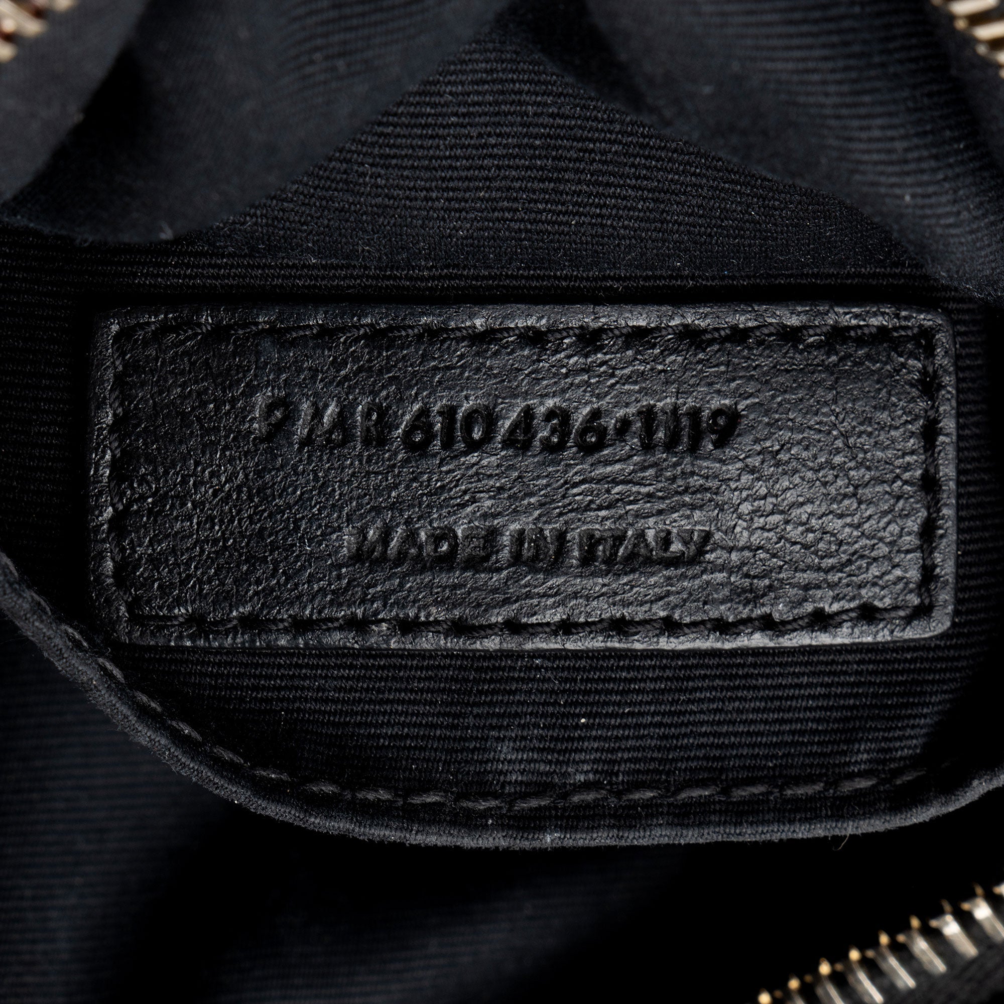 Saint Laurent Matelasse Grain de Poudre Monogram Vinyle Round Camera Bag - FINAL SALE