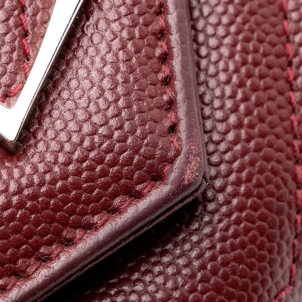 Saint Laurent Matelasse Grain de Poudre Monogram Wallet (SHF-18247)