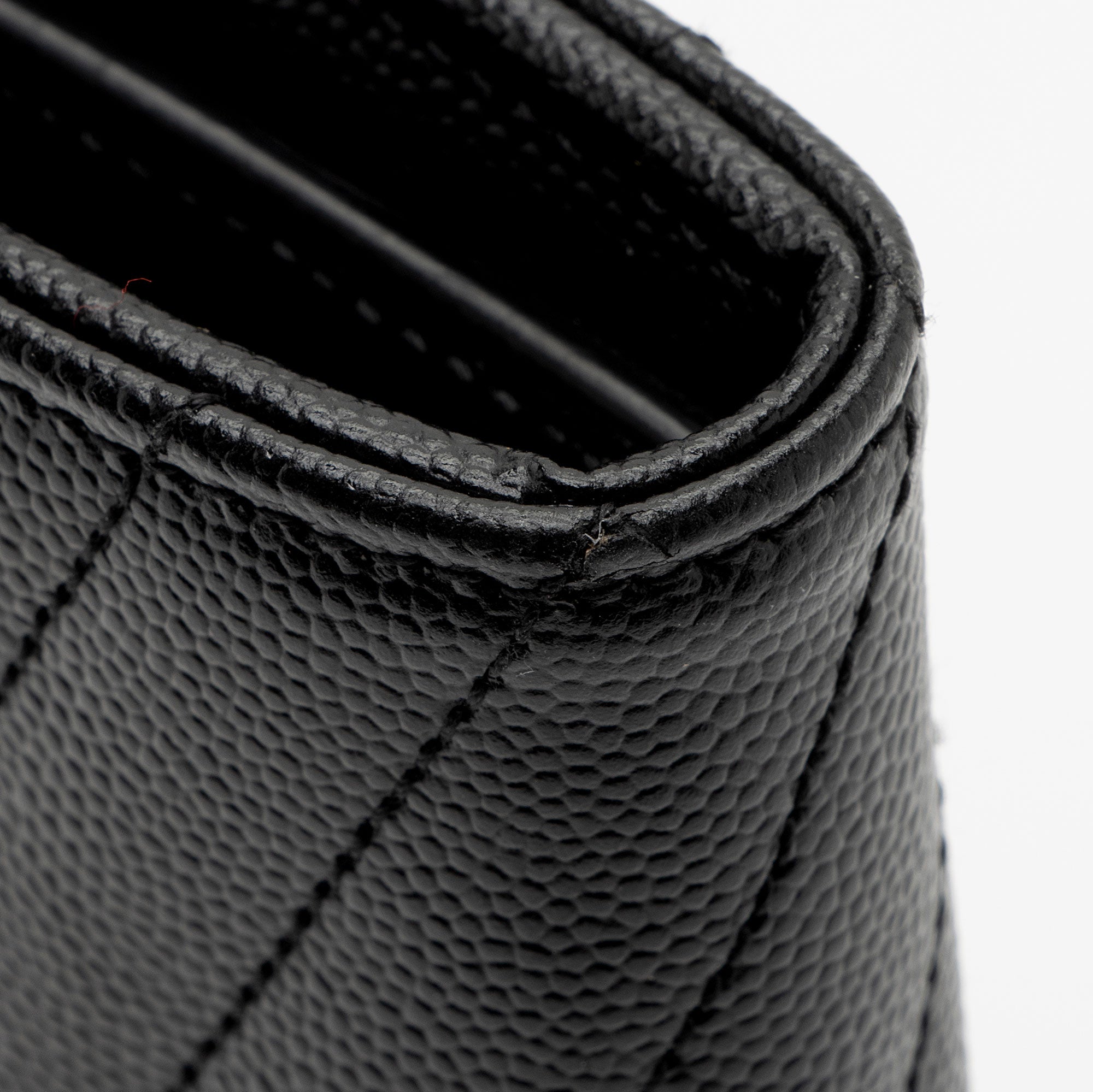 Saint Laurent Matelasse Grain de Poudre Monogram Wallet (SHF-gZz6IY)