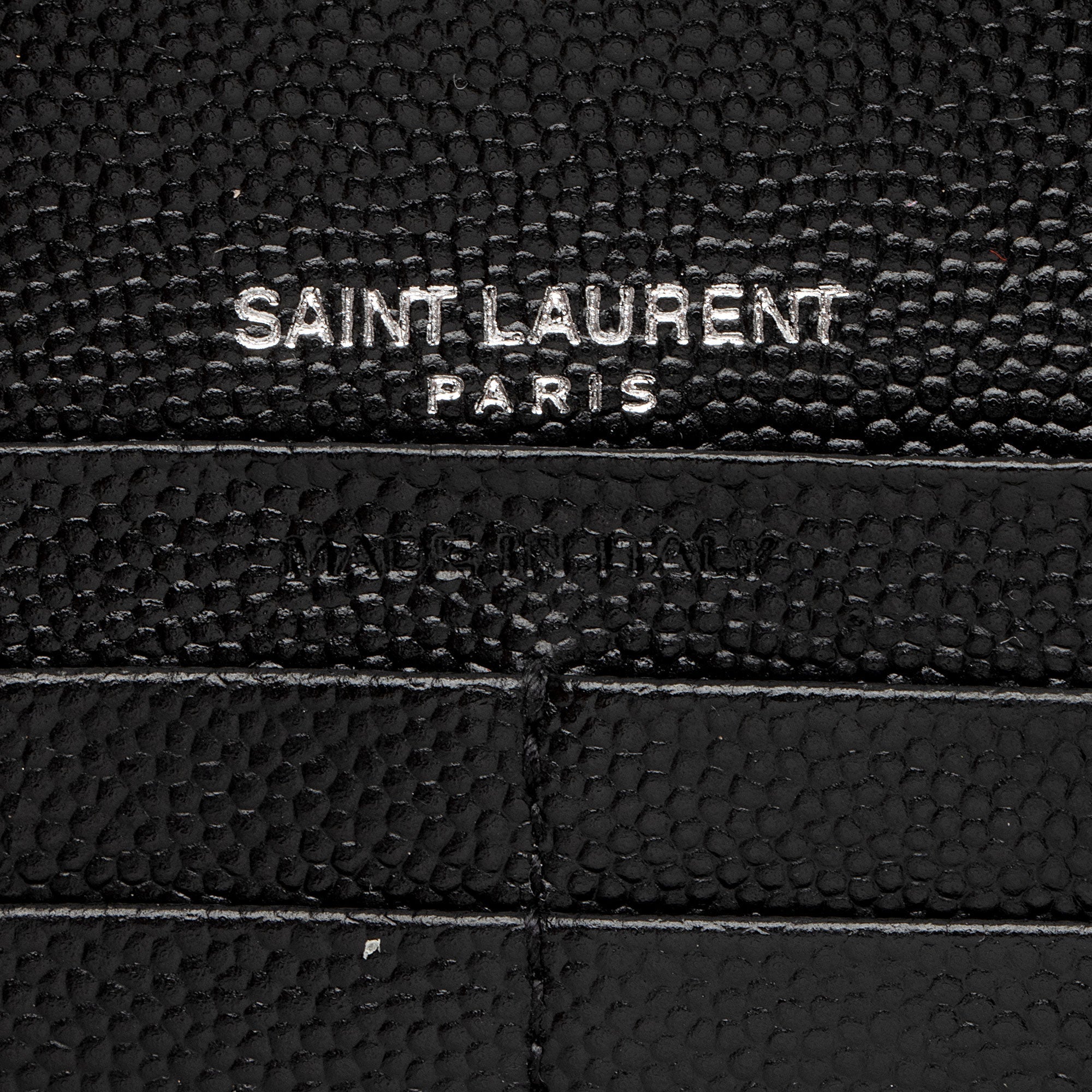 Saint Laurent Matelasse Grain de Poudre Monogram Wallet (SHF-gZz6IY)