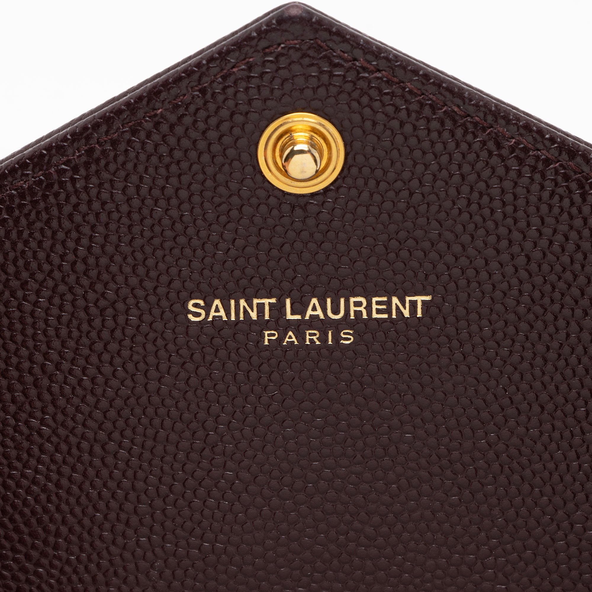 Saint Laurent Matelasse Grain de Poudre Monogram Wallet (SHF-D9u1hR)
