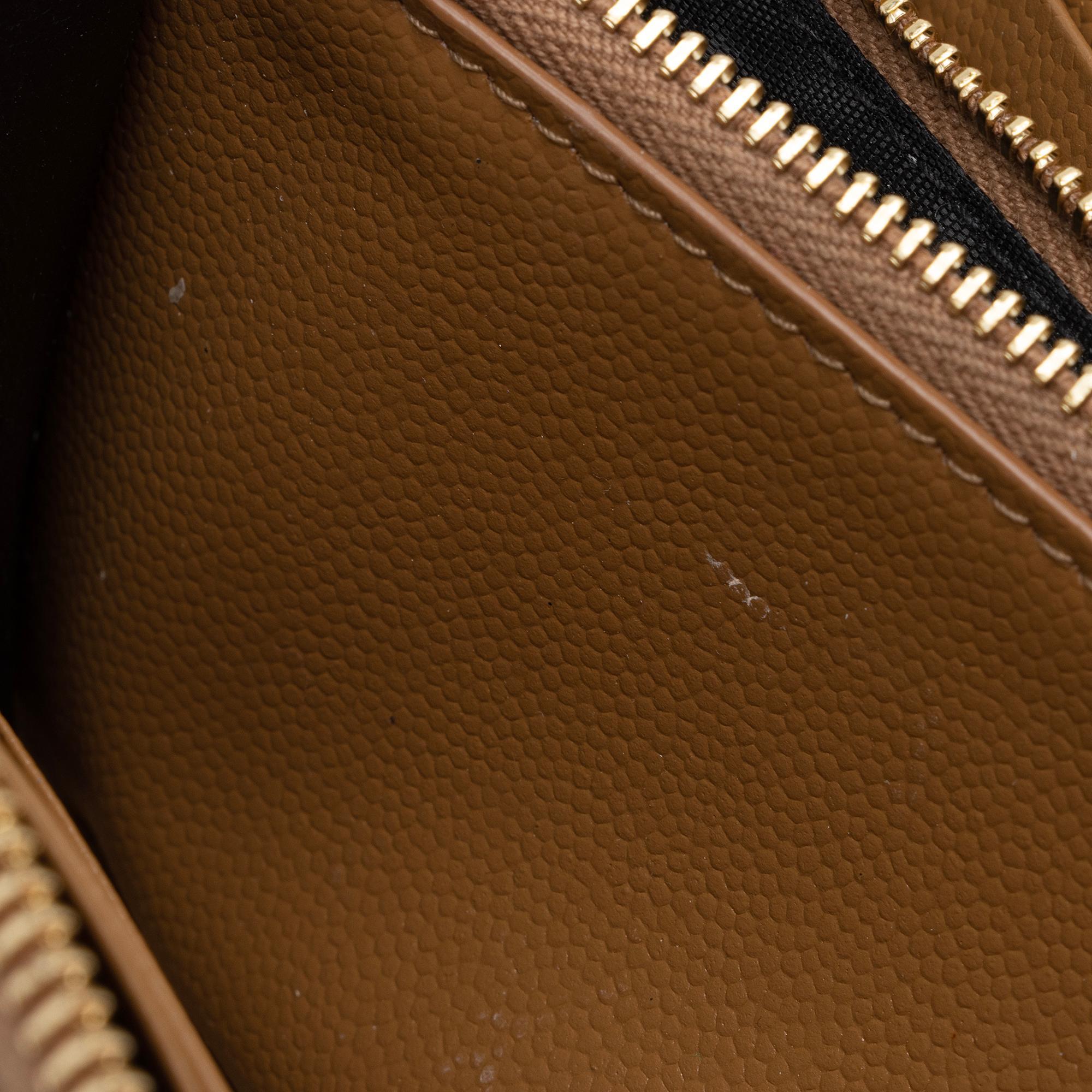 Saint Laurent Matelasse Grain de Poudre Monogram Zip Around Wallet (SHF-ZFHCDK)