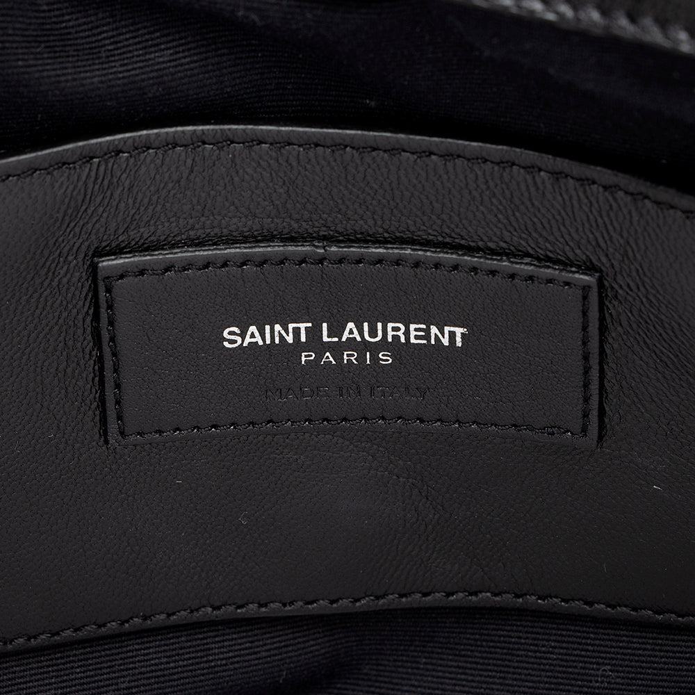 Saint Laurent Matelasse Lambskin Classic Monogram Large College Bag (SHF-18019)