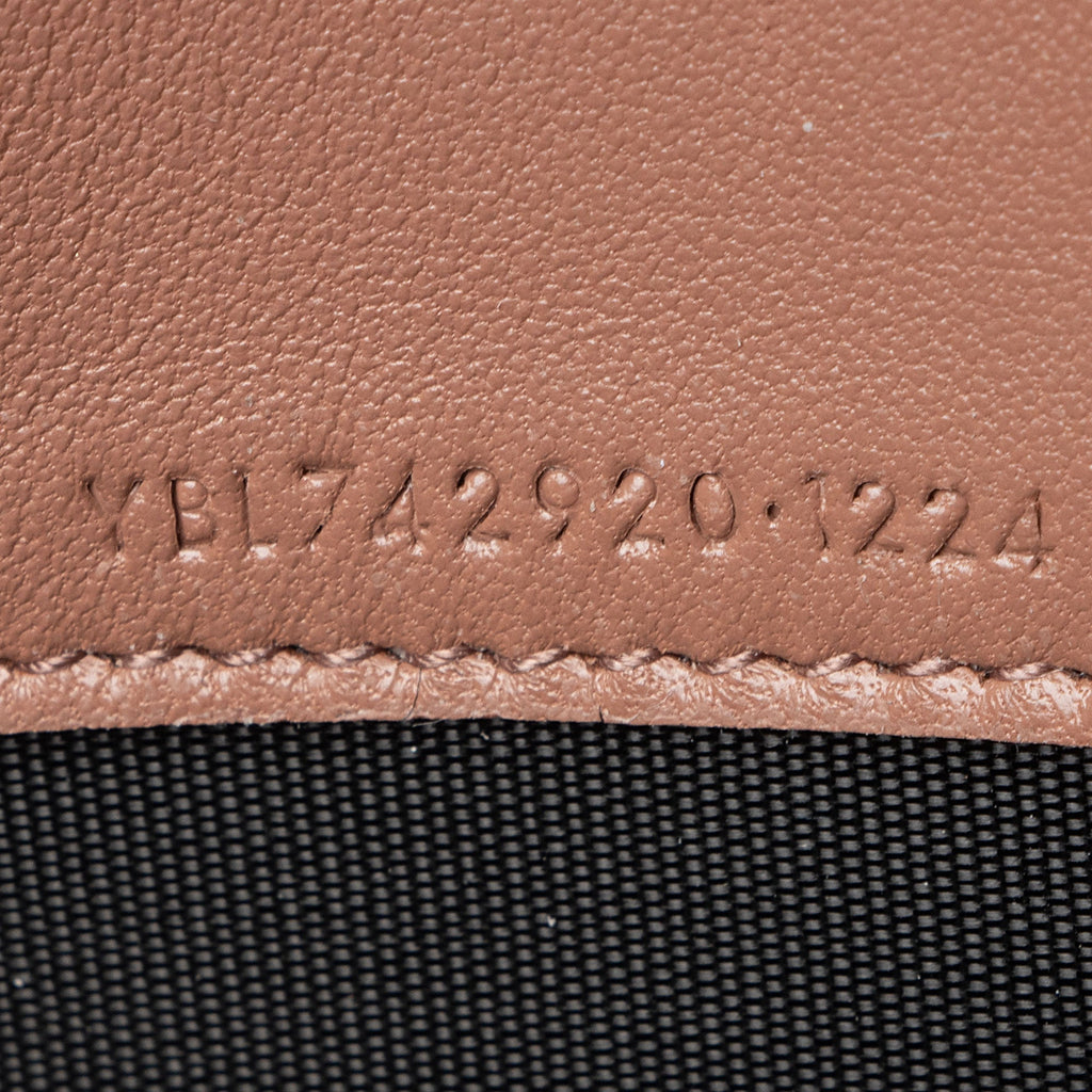 Saint Laurent Matelasse Lambskin Monogram Envelope Chain Wallet