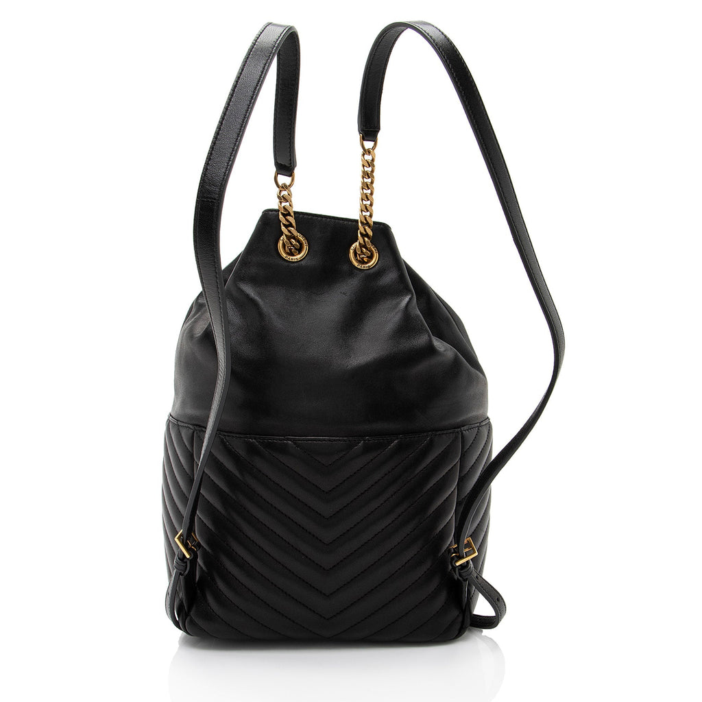 Saint Laurent Matelasse Lambskin Monogram Joe Backpack