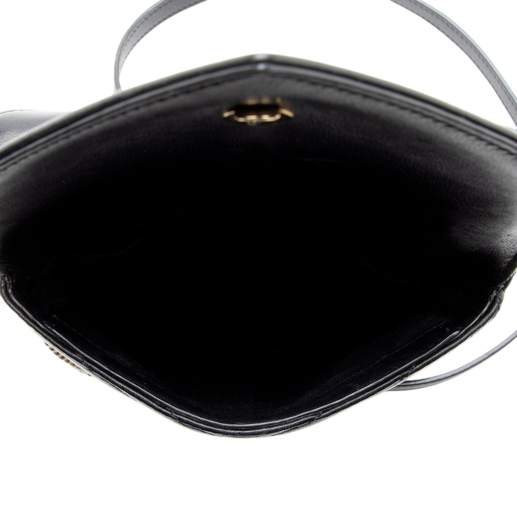 Saint Laurent Matelasse Lambskin Monogram Small Double Flap Bag