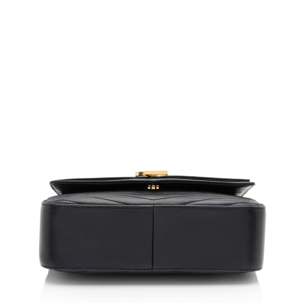 Saint Laurent Matelasse Lambskin Monogram Sulpice Medium Shoulder Bag