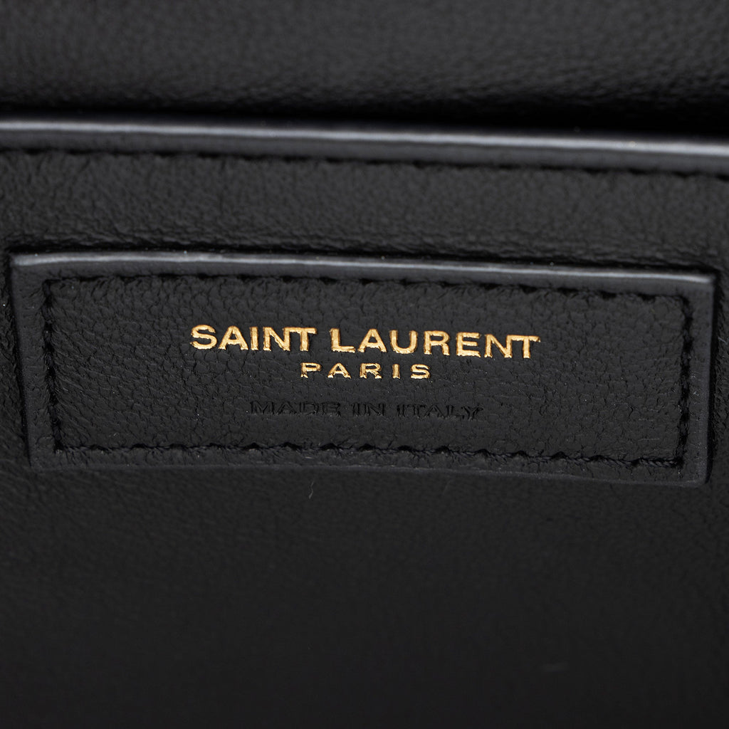 Saint Laurent Matelasse Lambskin Monogram Sulpice Medium Shoulder Bag