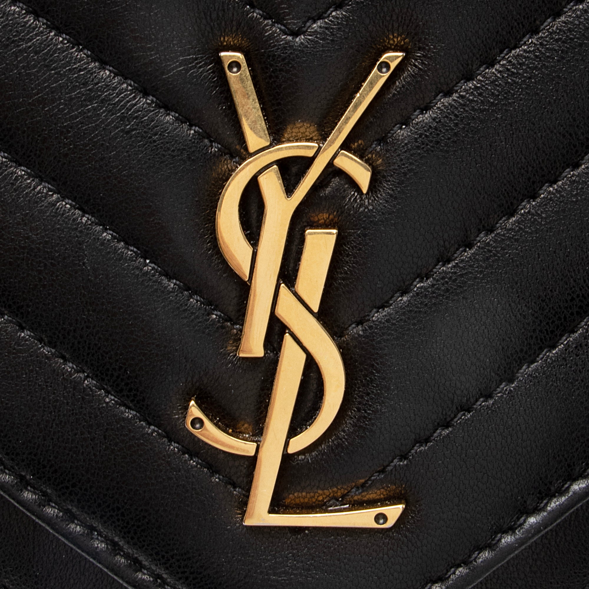Saint Laurent Matelasse Lambskin Tweed Monogram Joe Backpack (SHF-23097)