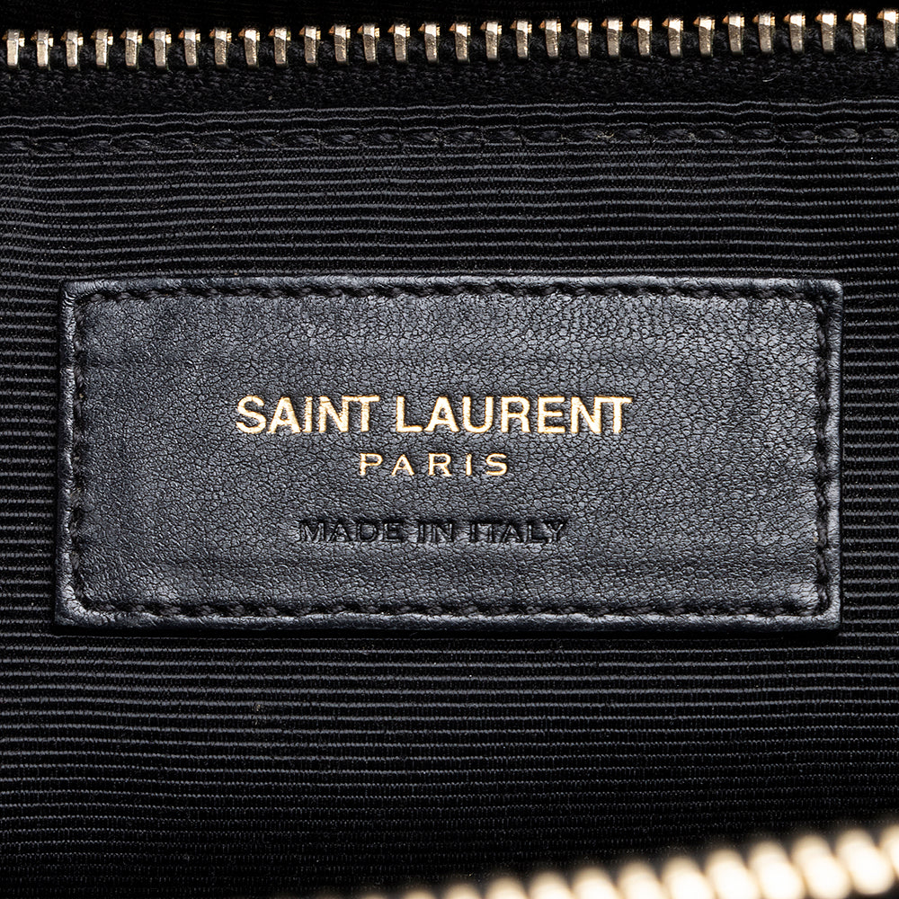 Saint Laurent Matelasse Leather Monogram Chain Bo Cassandre Tote - FINAL SALE (SHF-21639)