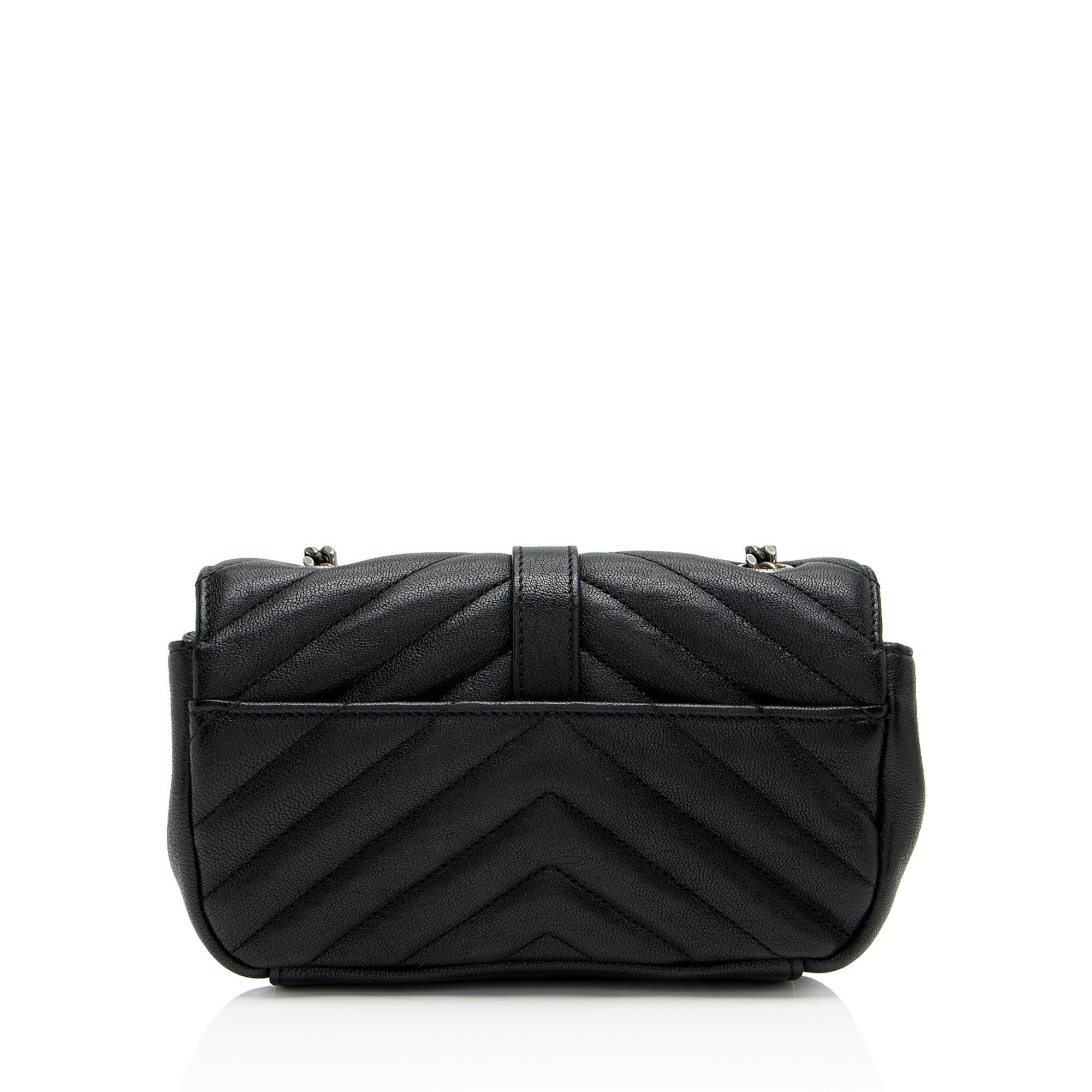 Saint Laurent Matelasse Leather Monogram Classic Baby Chain Bag