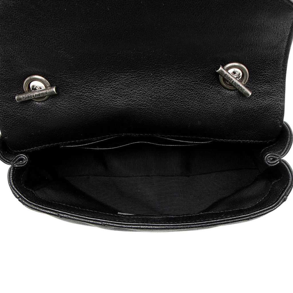 Saint Laurent Matelasse Leather Monogram Classic Baby Chain Bag