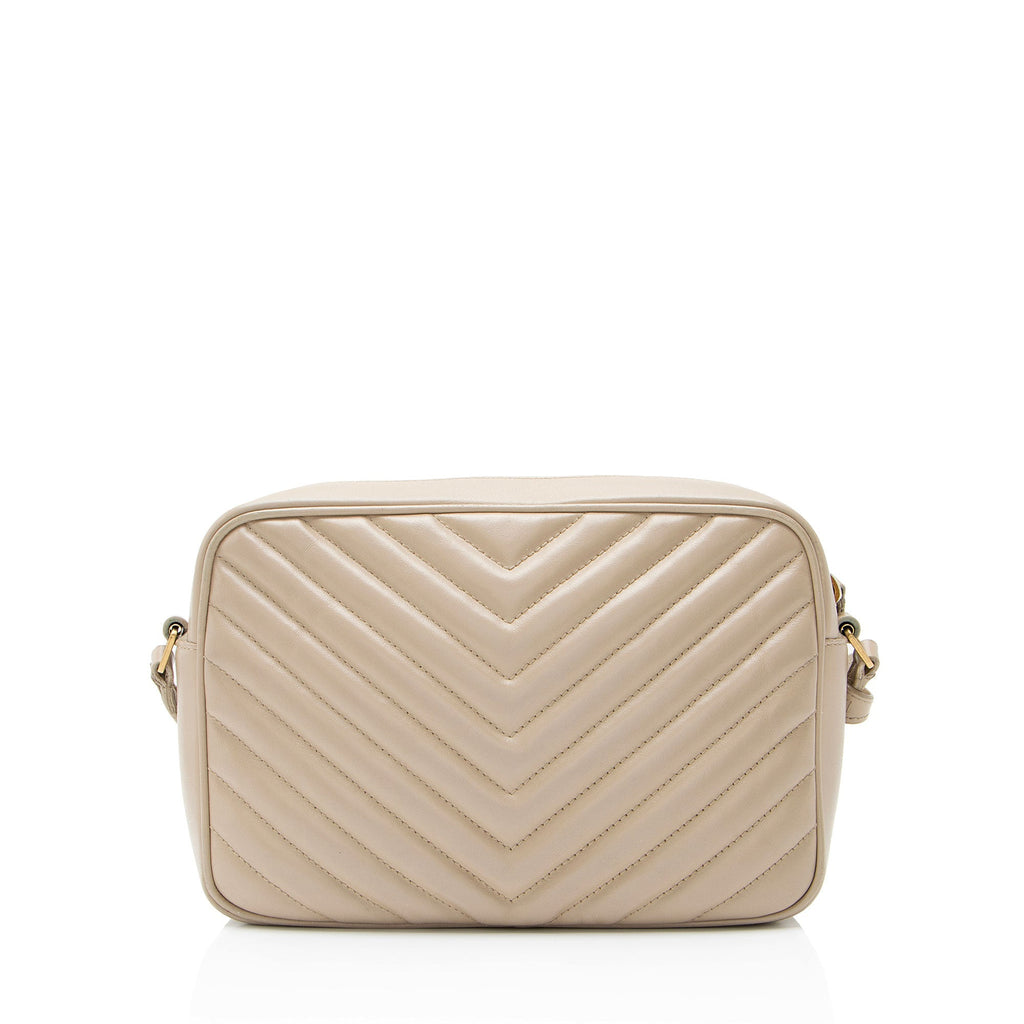 Saint Laurent Matelasse Calfskin Monogram Lou Camera Bag