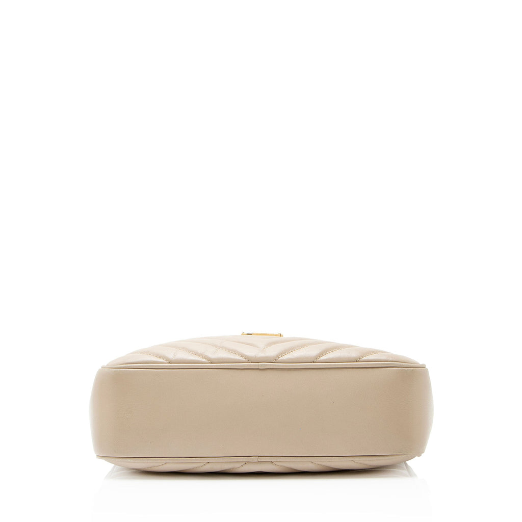 Saint Laurent Matelasse Calfskin Monogram Lou Camera Bag