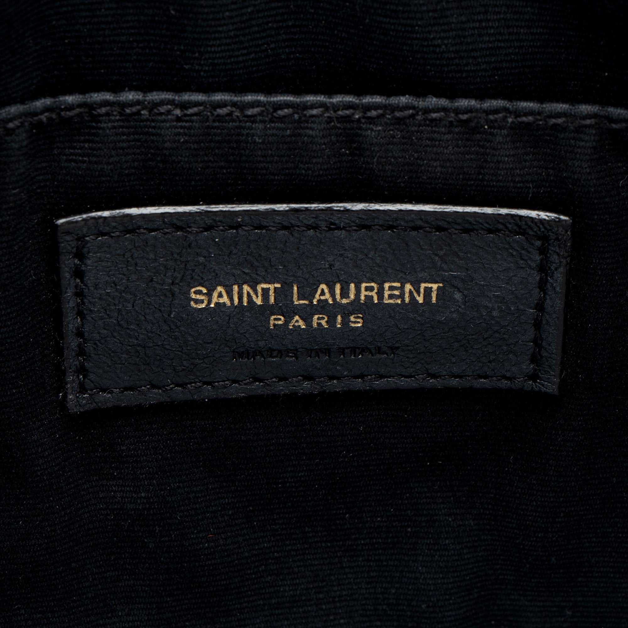 Saint Laurent Matelasse Calfskin Monogram Lou Camera Bag