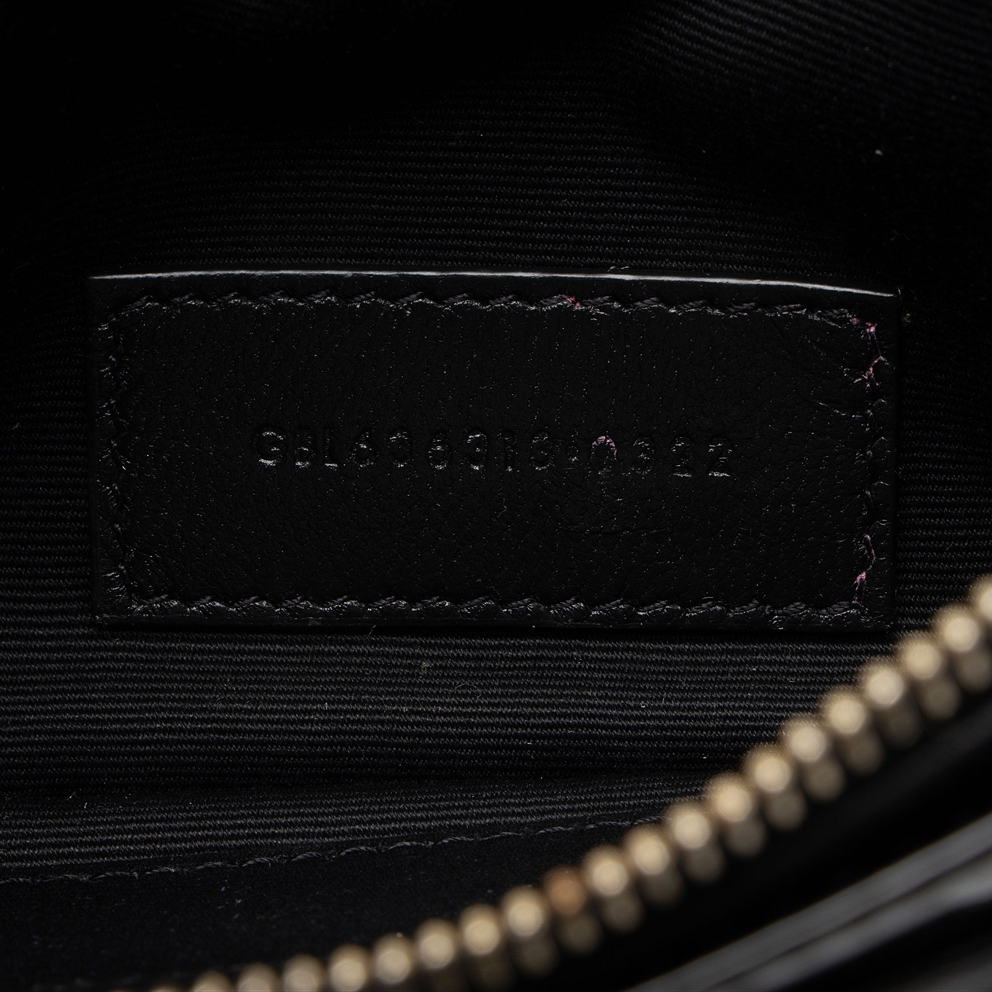 Saint Laurent Matelasse Patent Leather Monogram Bill Pouch