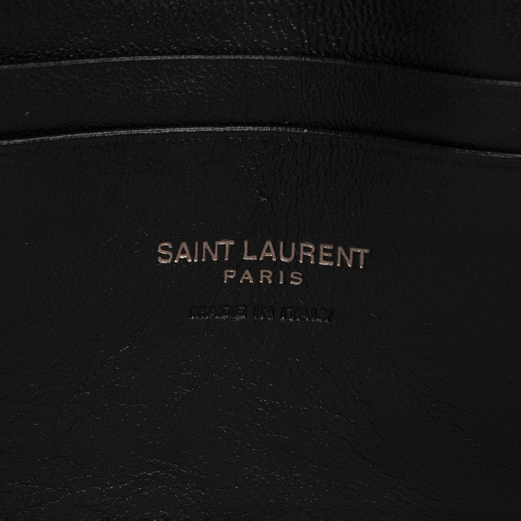 Saint Laurent Matelasse Patent Leather Monogram Lou Mini Camera Bag (SHF-xwMZnb)