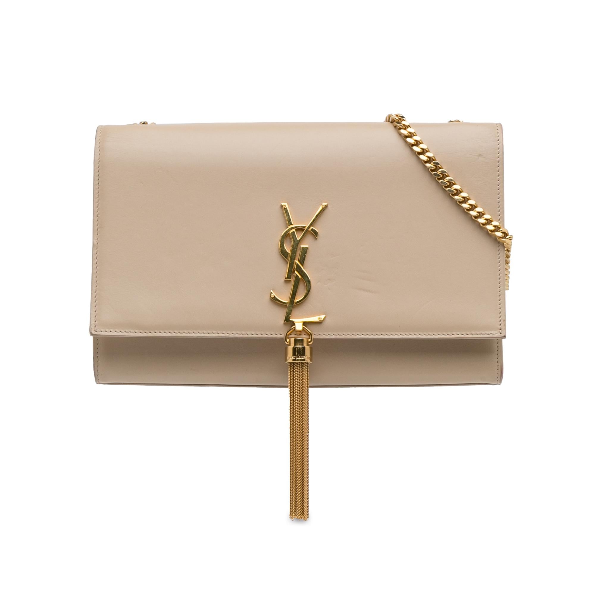 Saint Laurent Medium Monogram Kate Tassel Crossbody (SHG-hMp8RC)