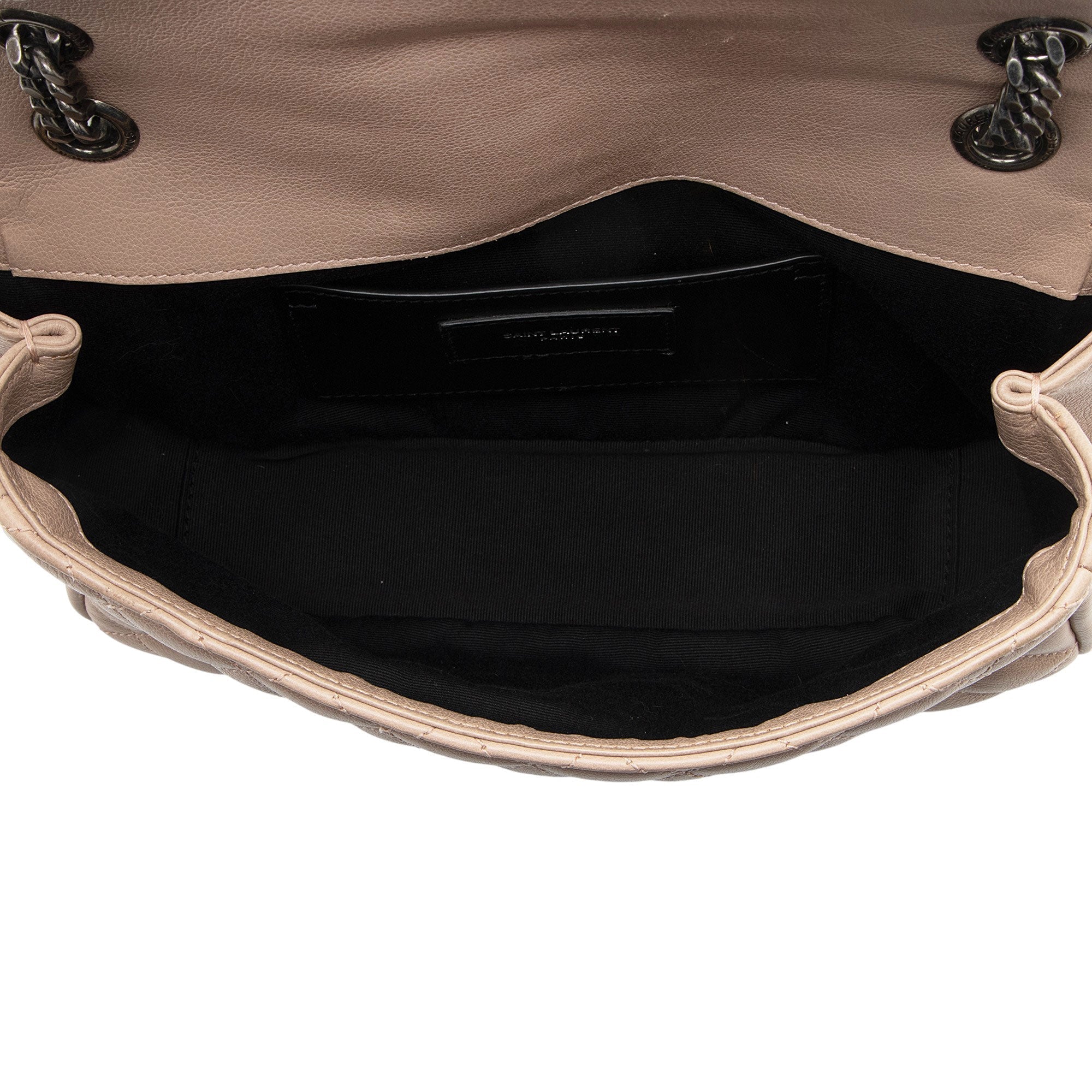 Saint Laurent Mixed Matelasse Calfskin Monogram Soft Medium Shoulder Bag
