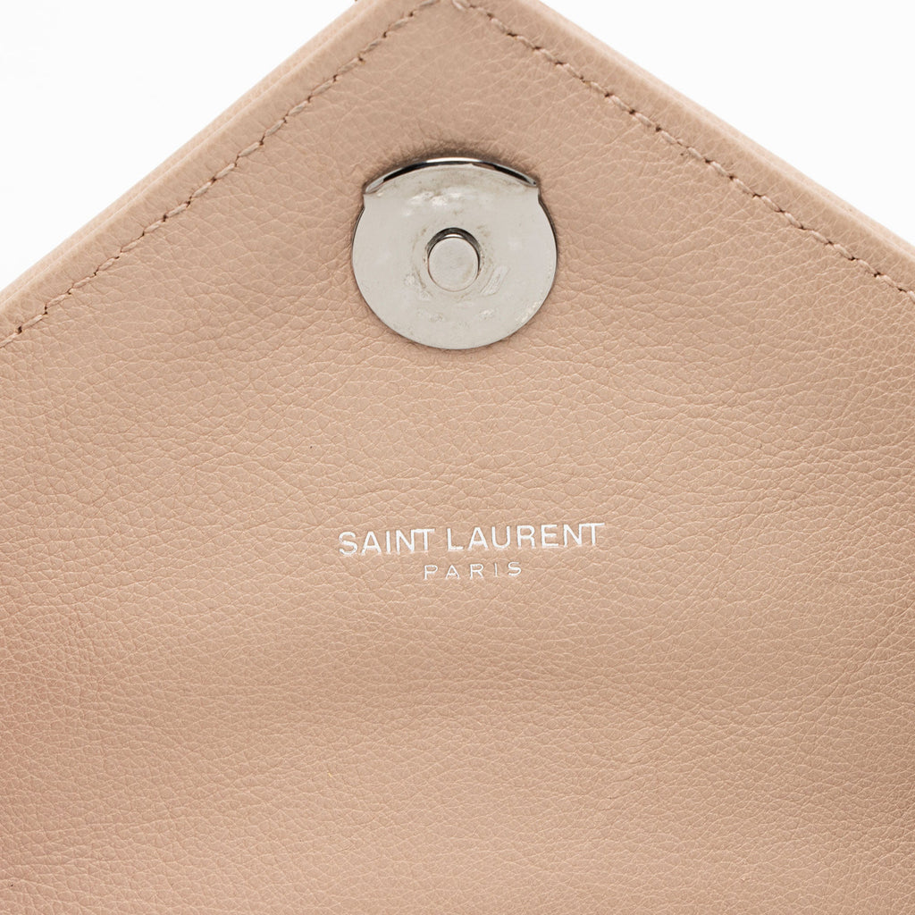 Saint Laurent Mixed Matelasse Calfskin Monogram Soft Medium Shoulder Bag