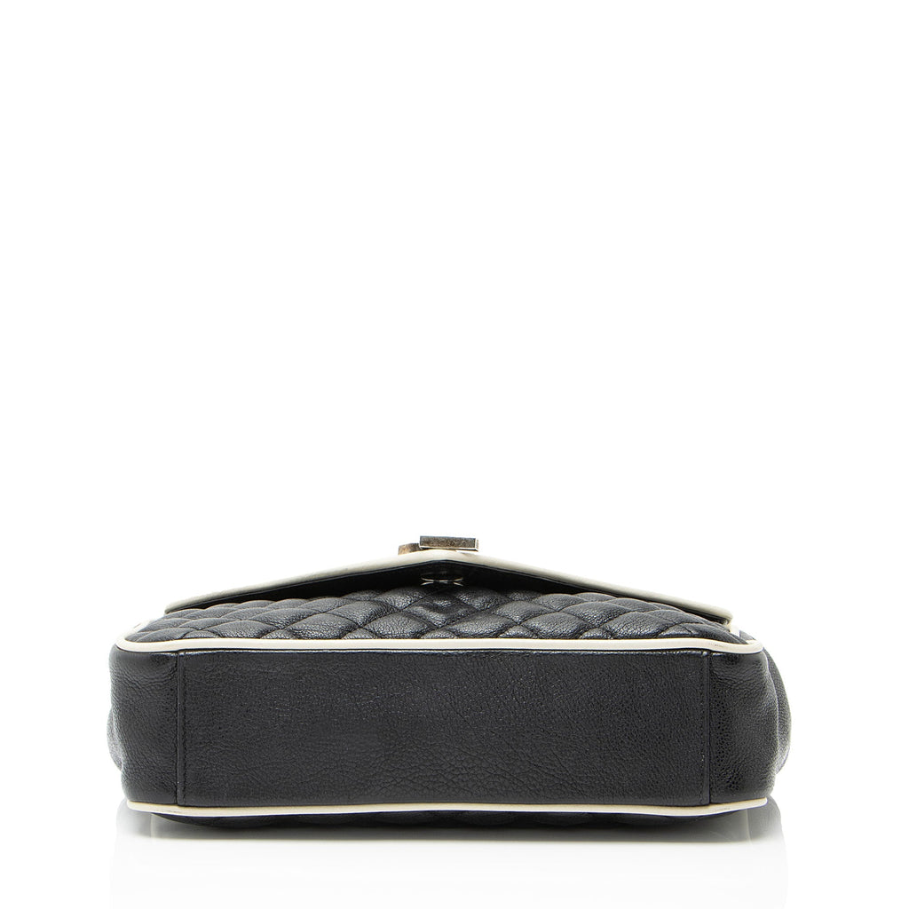 Saint Laurent Mixed Matelasse Calfskin Monogram Soft Medium Shoulder Bag