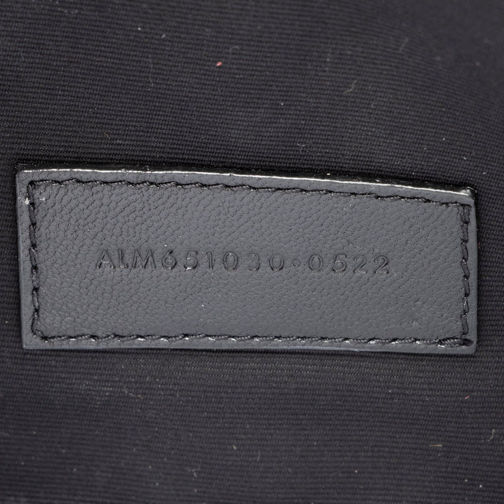 Saint Laurent Mixed Matelasse Grain de Poudre Monogram Envelope Pouch (SHF-23933)