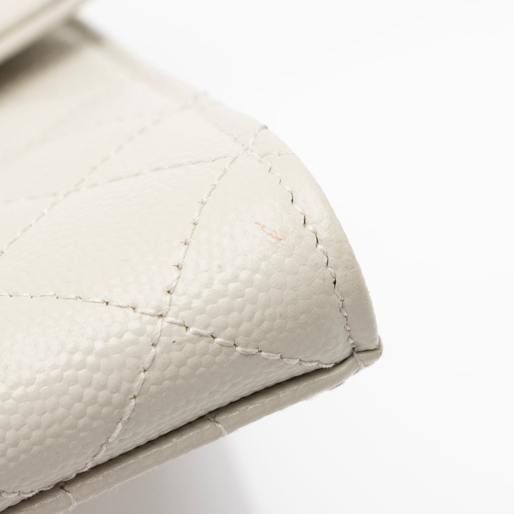 Saint Laurent Mixed Matelasse Grain de Poudre Monogram Envelope Pouch (SHF-23933)