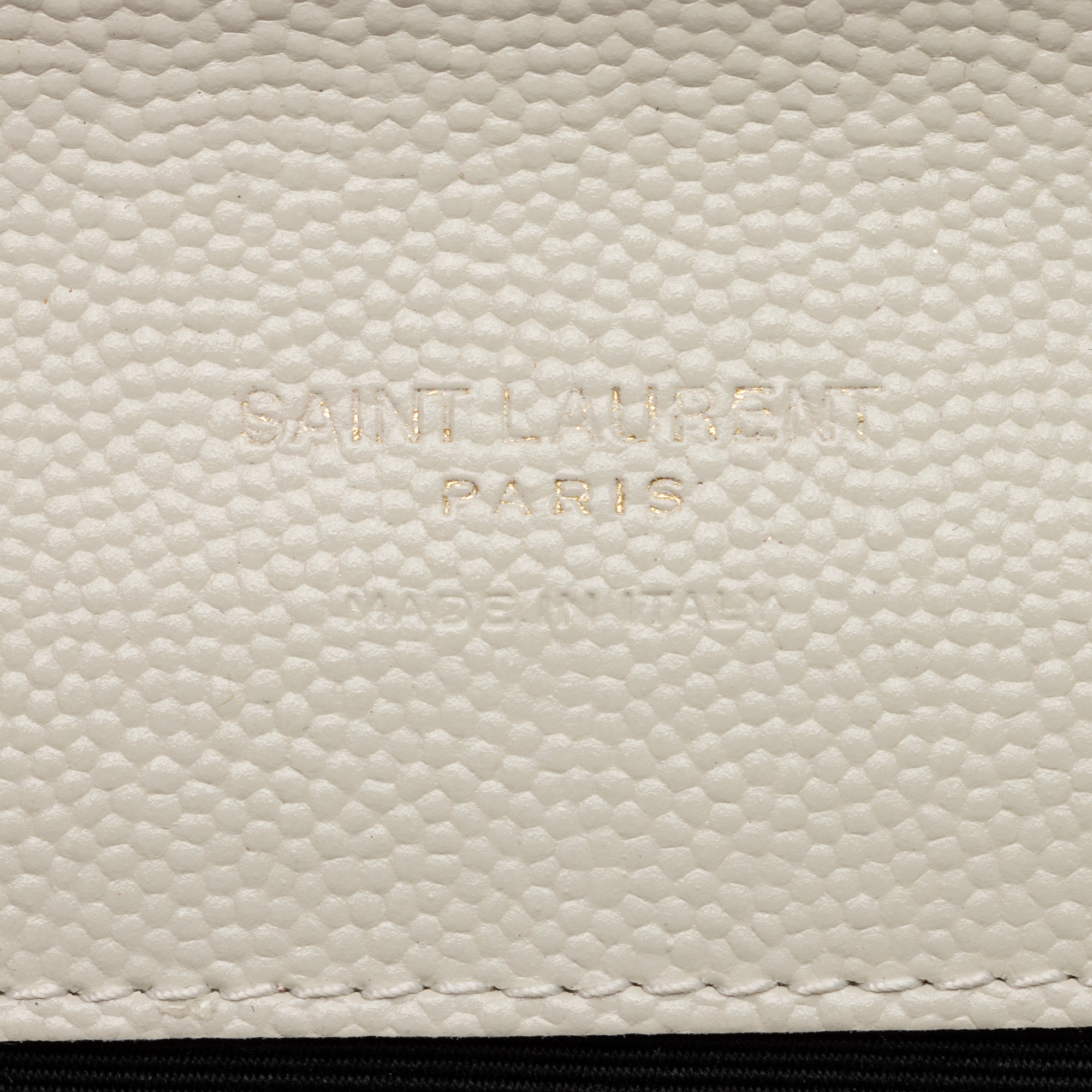 Saint Laurent Mixed Matelasse Grain de Poudre Monogram Envelope Pouch (SHF-23933)