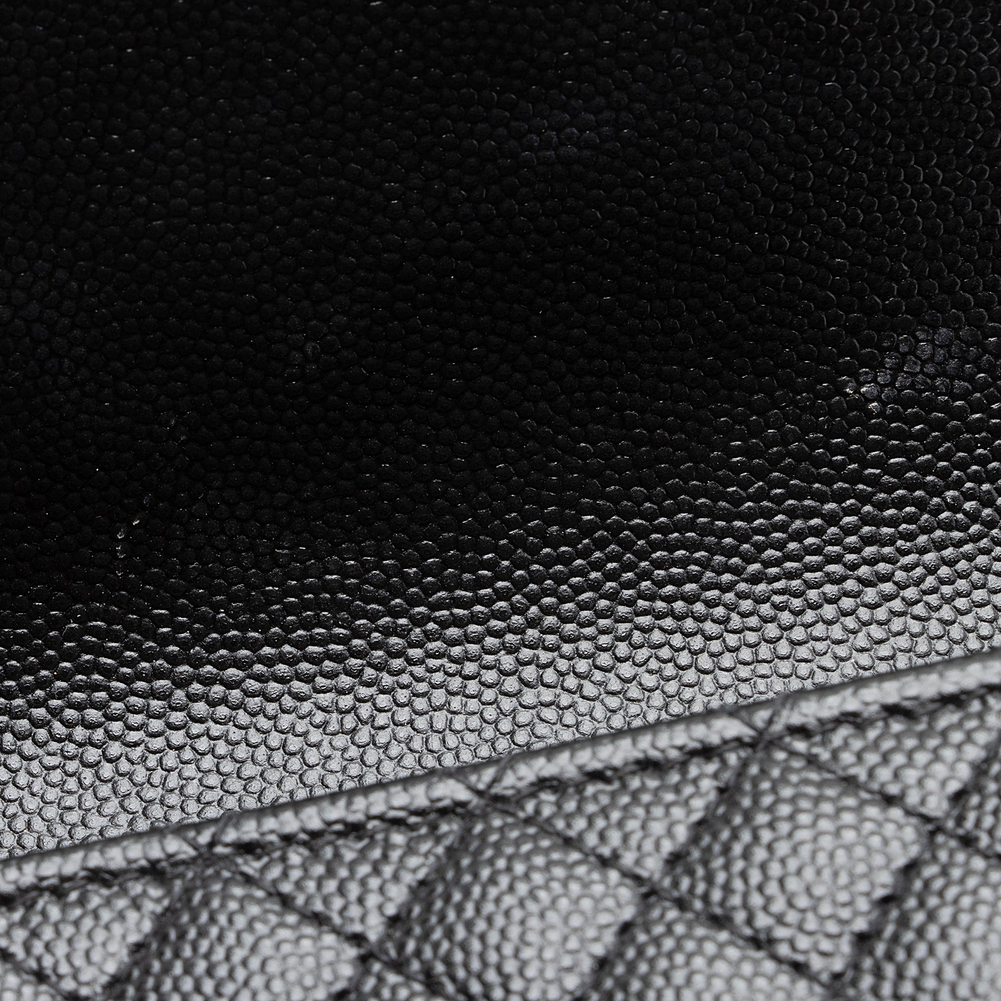 Saint Laurent Mixed Matelasse Grain de Poudre Monogram Large Envelope Wallet (SHF-22691)