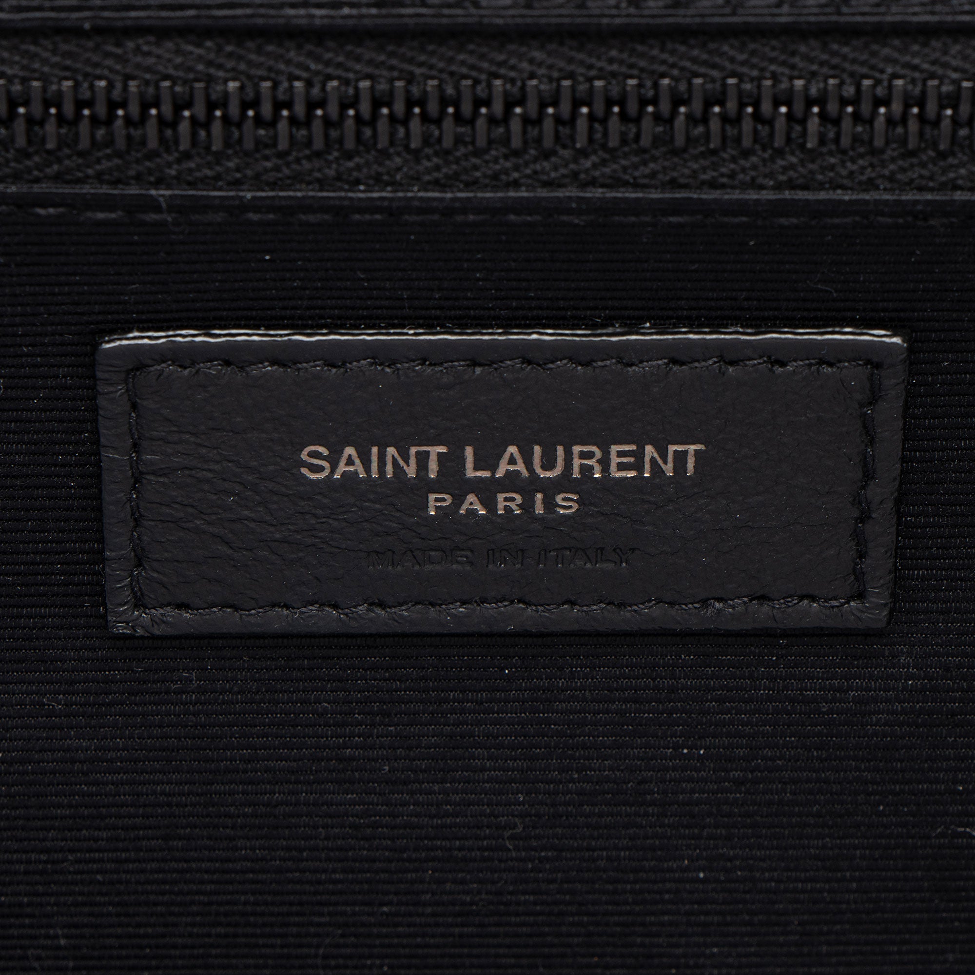Saint Laurent Mixed Matelasse Grain de Poudre Monogram Large Shoulder Bag