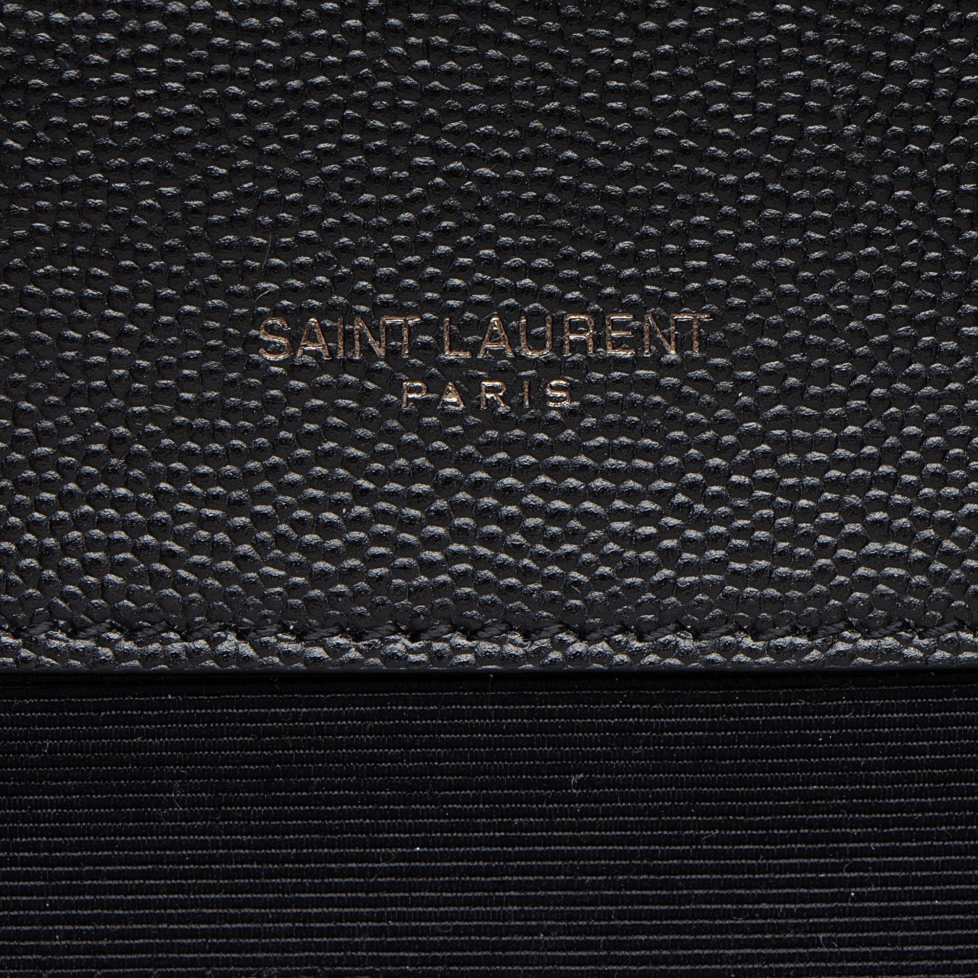Saint Laurent Mixed Matelasse Grain de Poudre Monogram Large Shoulder Bag