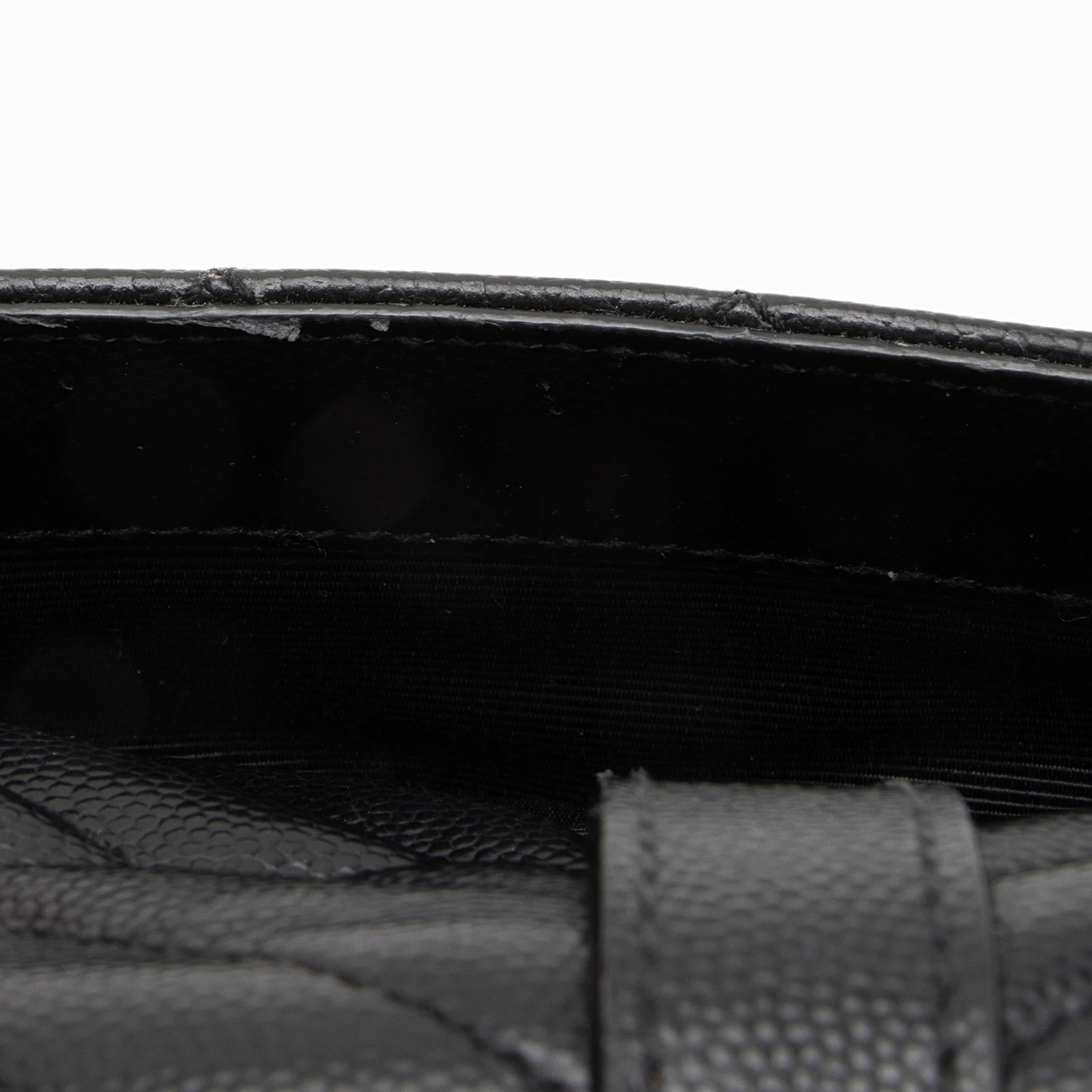 Saint Laurent Mixed Matelasse Grain de Poudre Monogram Medium Shoulder Bag (SHF-23369)