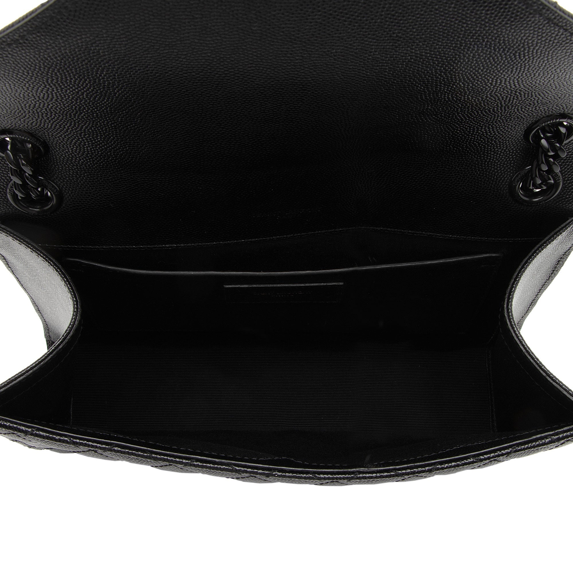 Saint Laurent Mixed Matelasse Grain de Poudre Monogram Medium Shoulder Bag (SHF-nFM7Cy)