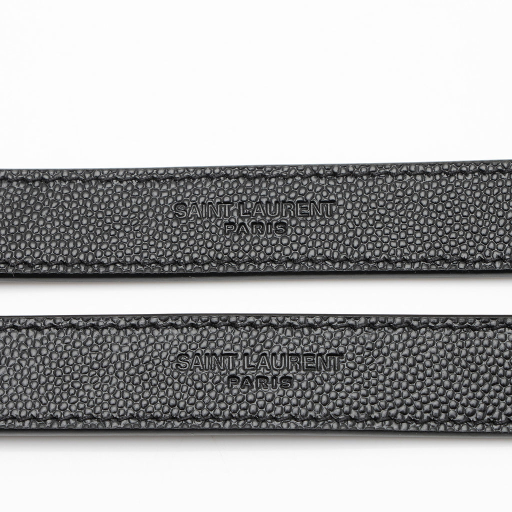 Saint Laurent Mixed Matelasse Grain de Poudre Monogram Medium Shoulder Bag (SHF-vIsSXF)