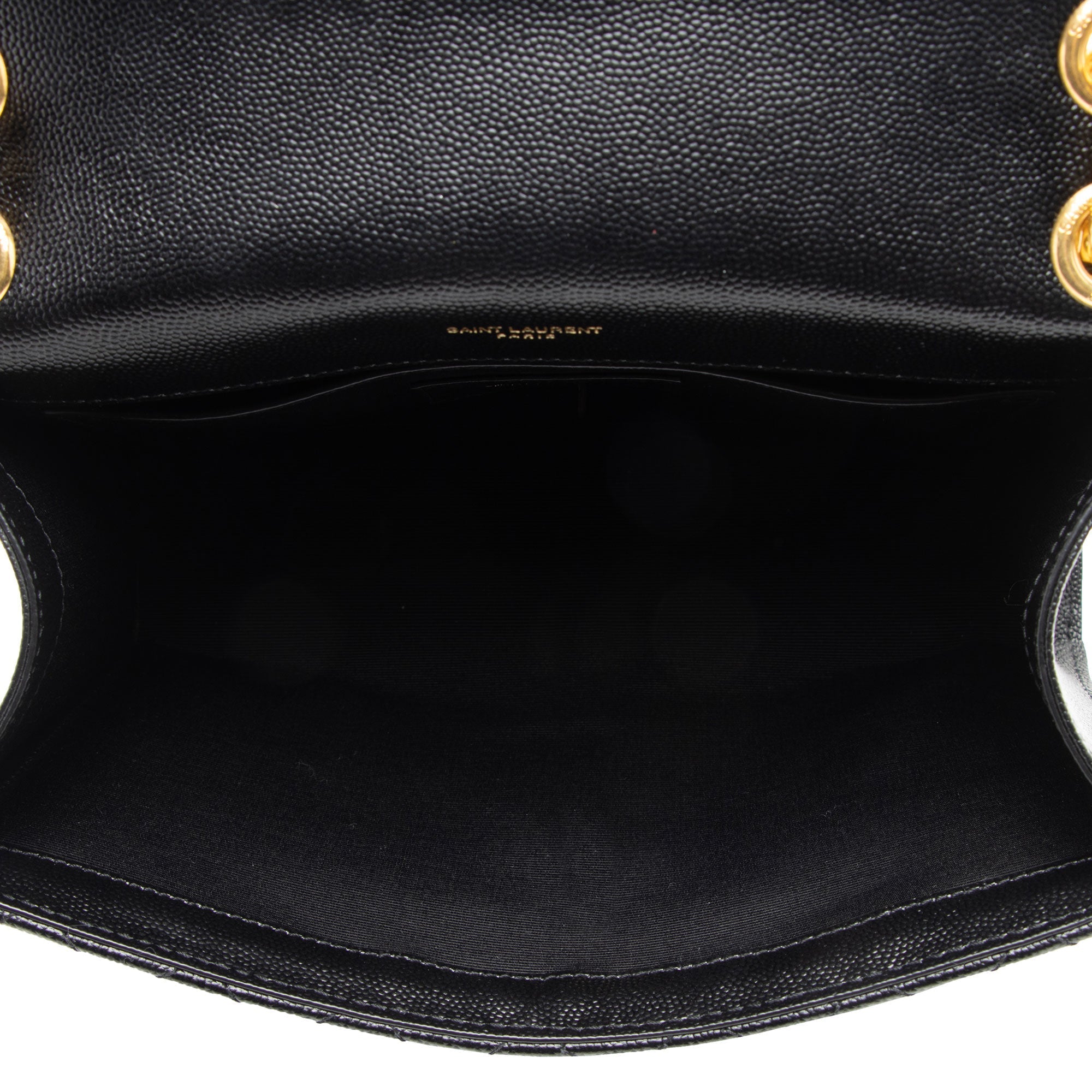 Saint Laurent Mixed Matelasse Grain de Poudre Monogram Medium Shoulder Bag (SHF-vIsSXF)