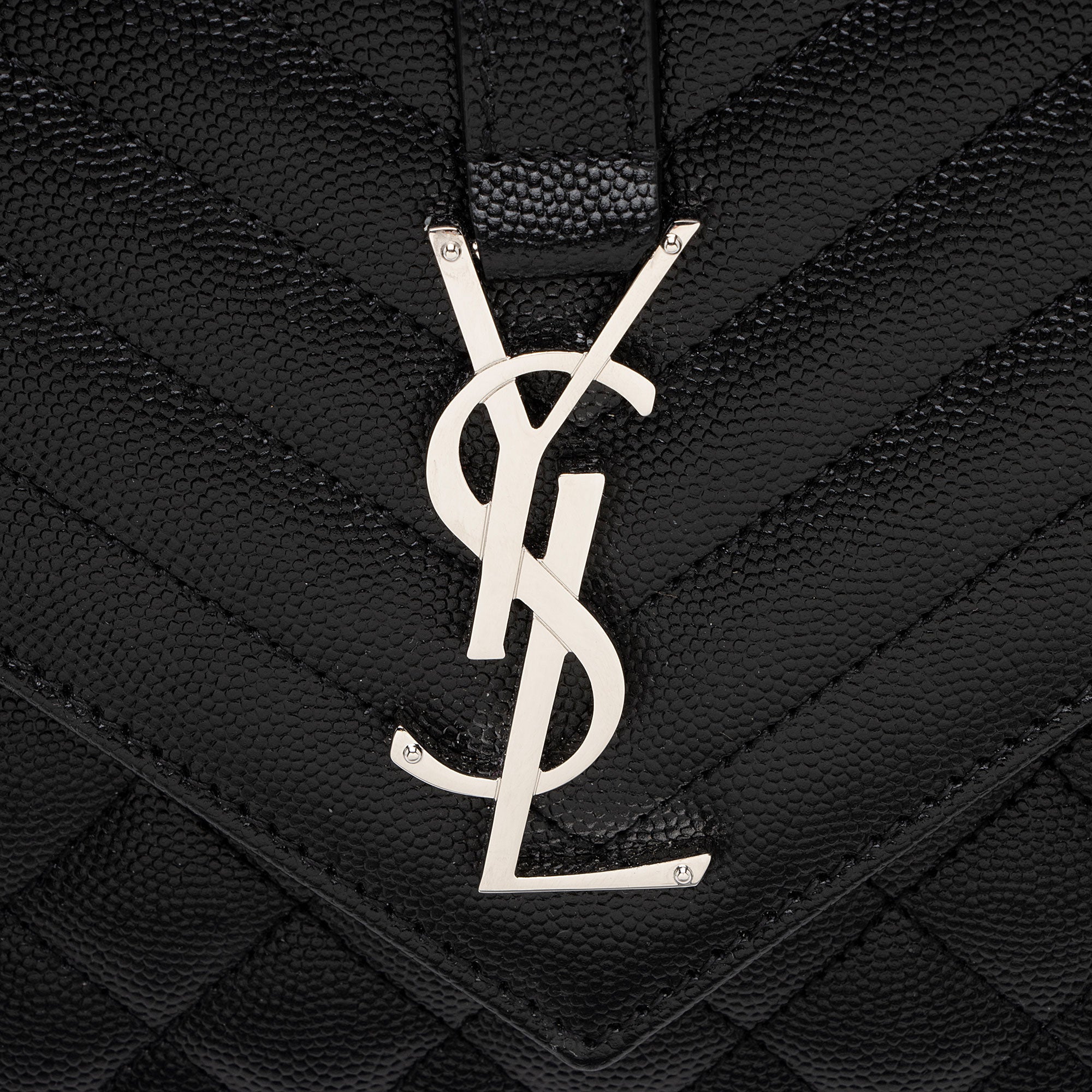 Saint Laurent Mixed Matelasse Grain de Poudre Monogram Medium Shoulder Bag (SHF-RgW8Jm)