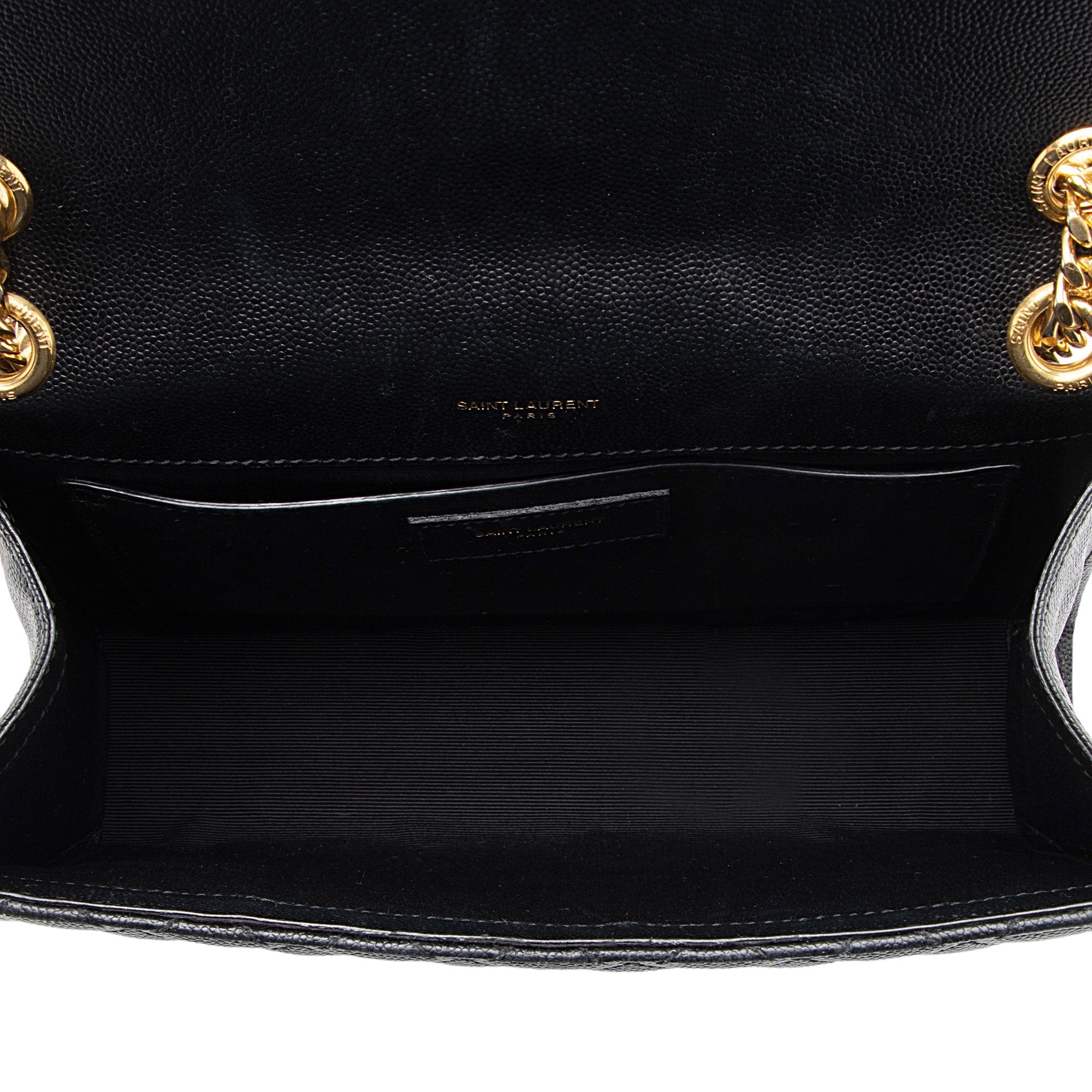 Saint Laurent Mixed Matelasse Grain de Poudre Monogram Medium Shoulder Bag (SHF-rmK6K7)