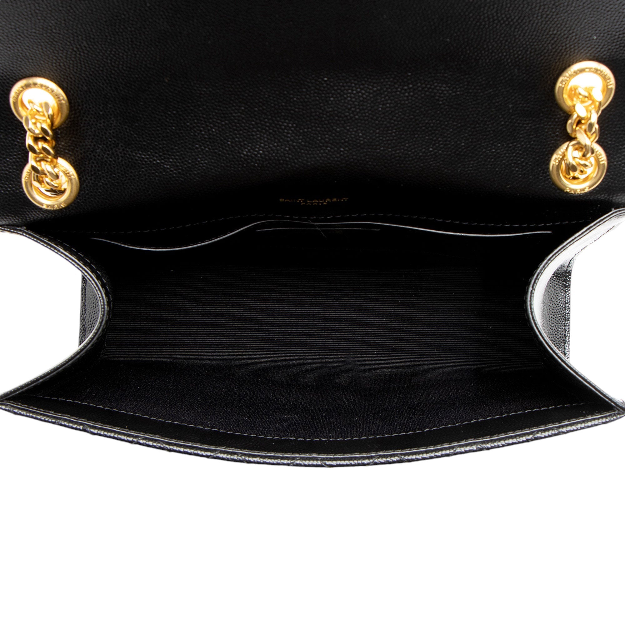 Saint Laurent Mixed Matelasse Grain de Poudre Monogram Medium Shoulder Bag (SHF-q1dWci)