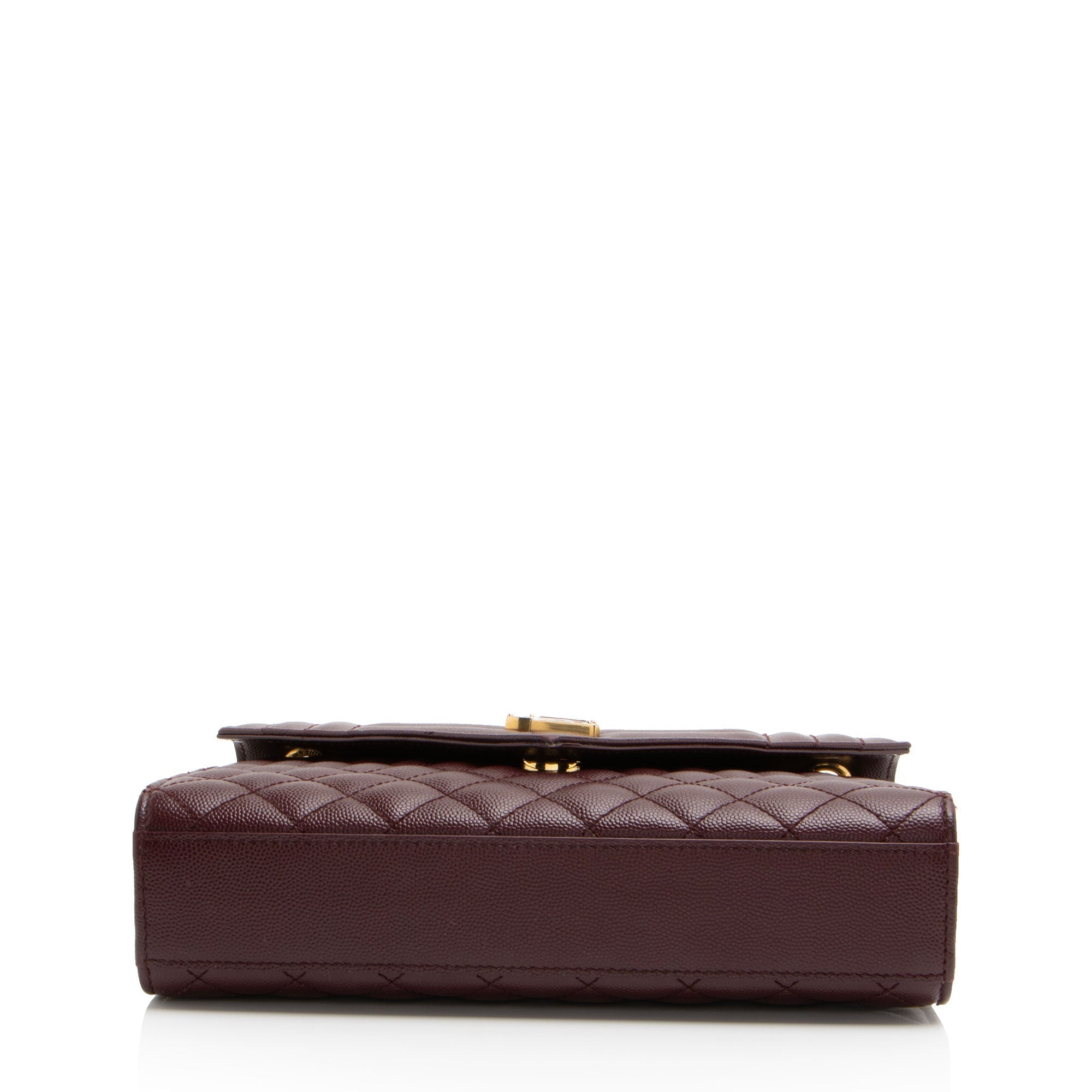 Saint Laurent Mixed Matelasse Grain de Poudre Monogram Medium Shoulder Bag (SHF-3bCetN)