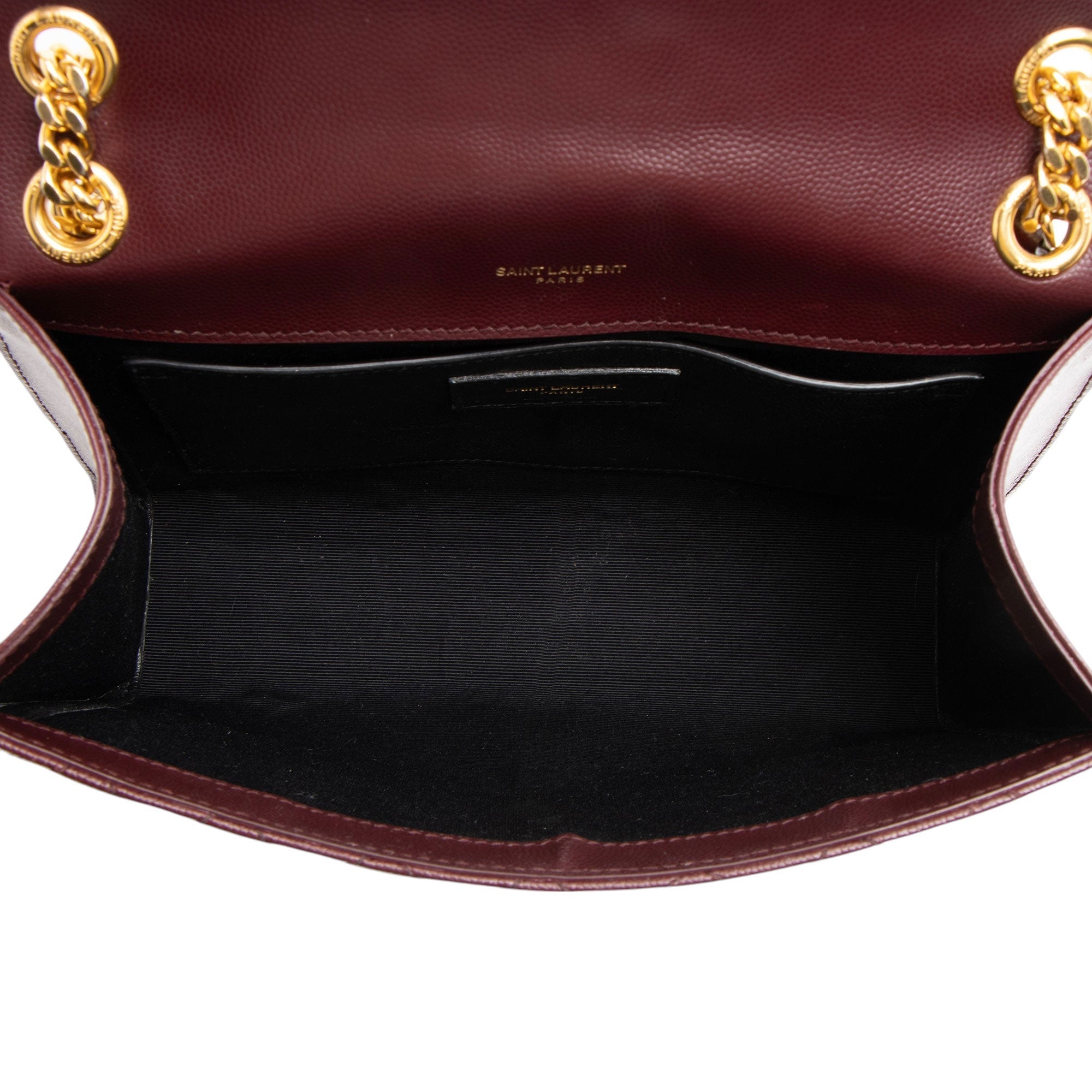 Saint Laurent Mixed Matelasse Grain de Poudre Monogram Medium Shoulder Bag (SHF-3bCetN)