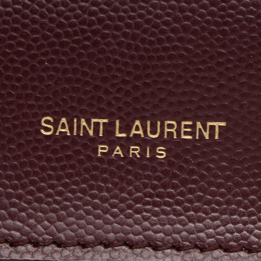 Saint Laurent Mixed Matelasse Grain de Poudre Monogram Medium Shoulder Bag (SHF-3bCetN)