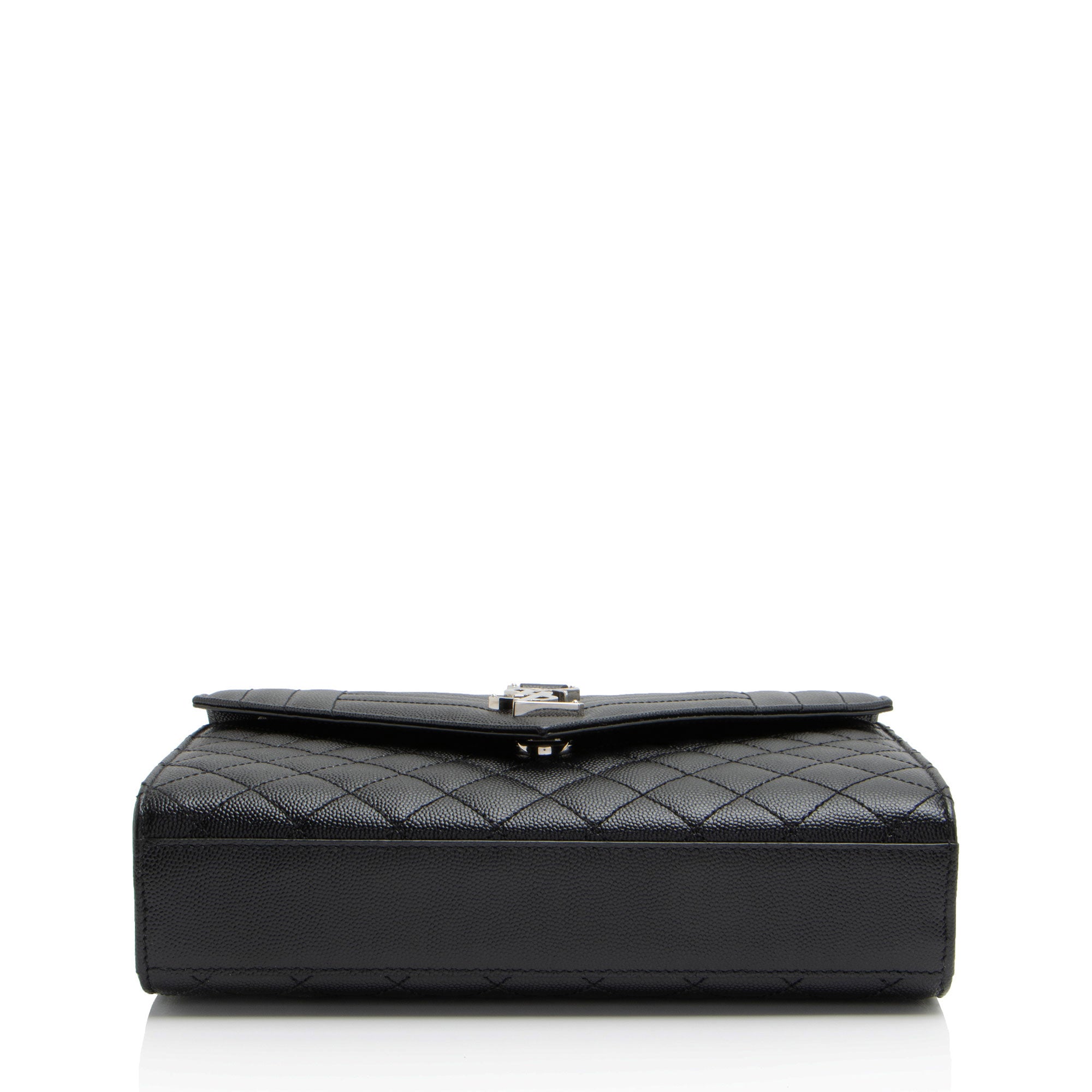 Saint Laurent Mixed Matelasse Grain de Poudre Monogram Medium Shoulder Bag