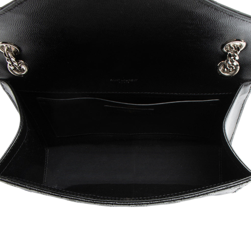Saint Laurent Mixed Matelasse Grain de Poudre Monogram Medium Shoulder Bag