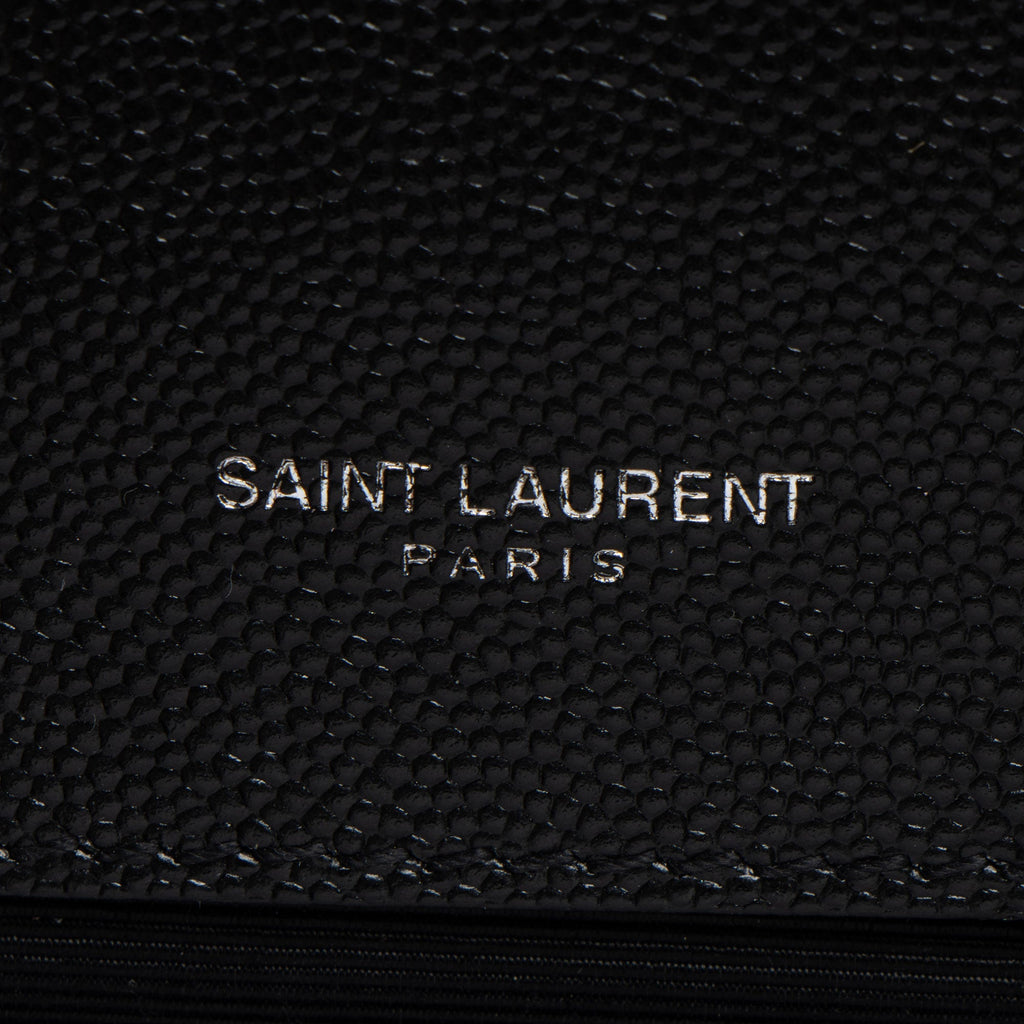 Saint Laurent Mixed Matelasse Grain de Poudre Monogram Medium Shoulder Bag